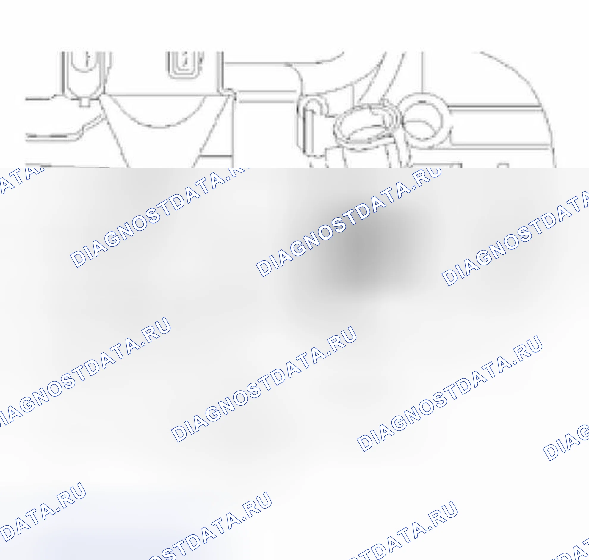 Рис. 31: Номер двигателя. Volkswagen Golf Mk4