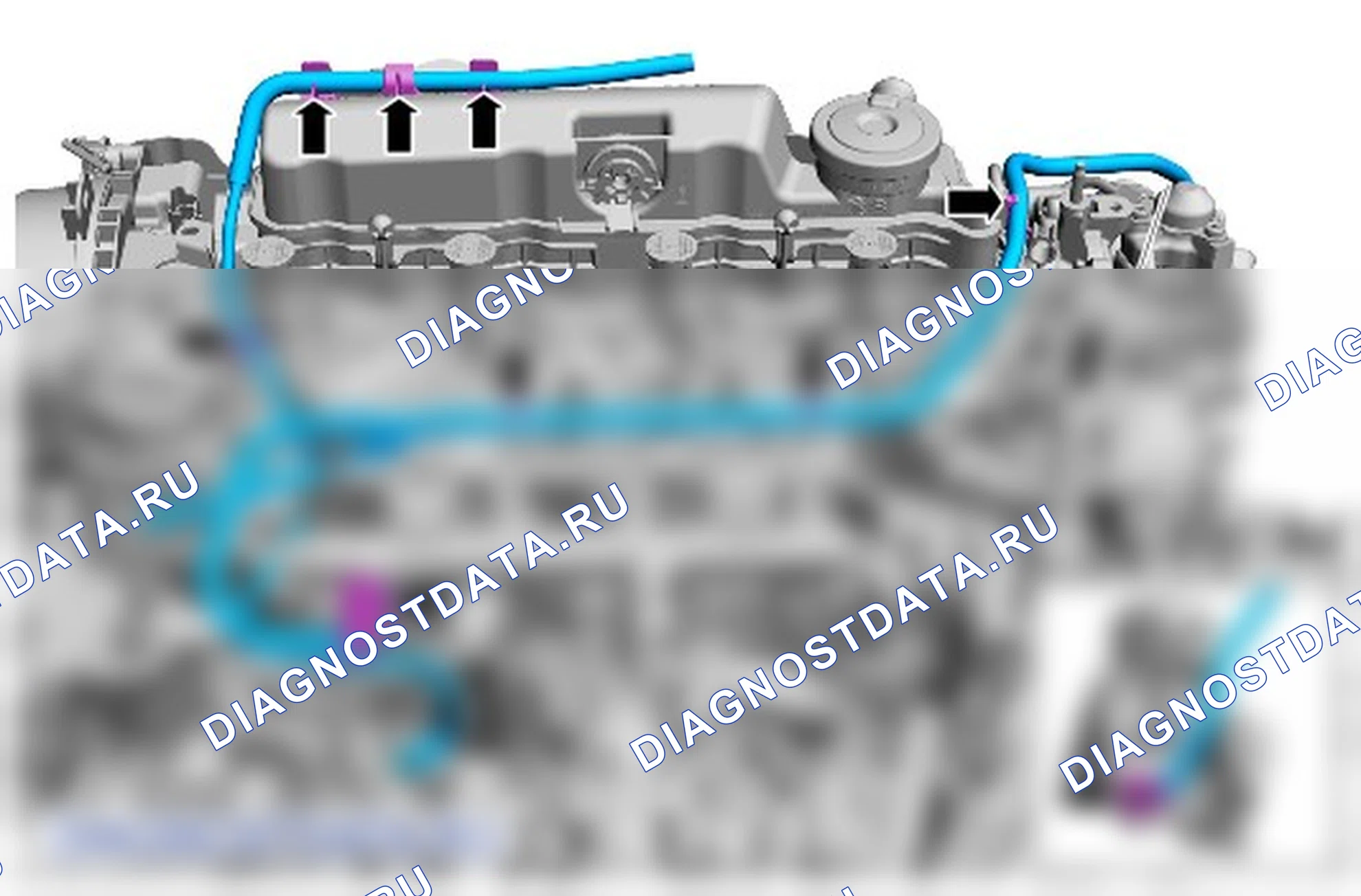 Как снять присоединяемые детали двигателя. Ford Grand C-MAX II рестайлинг