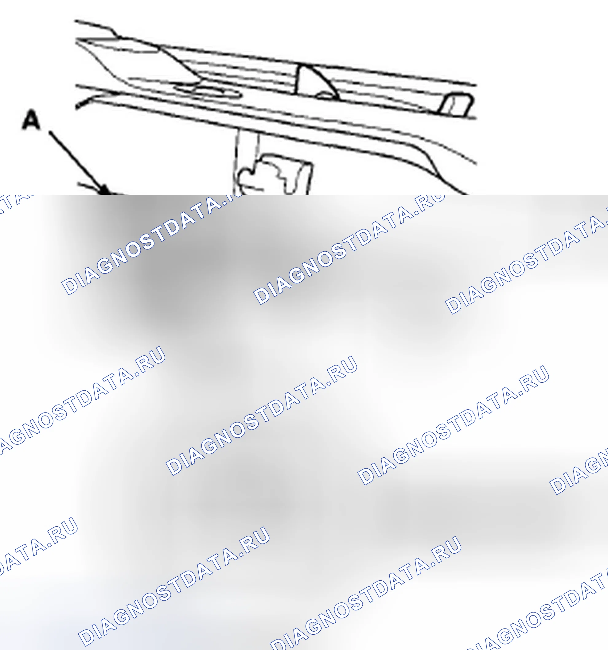 Рис. 31: Испытание выключателя защитного колпака. Honda Pilot II