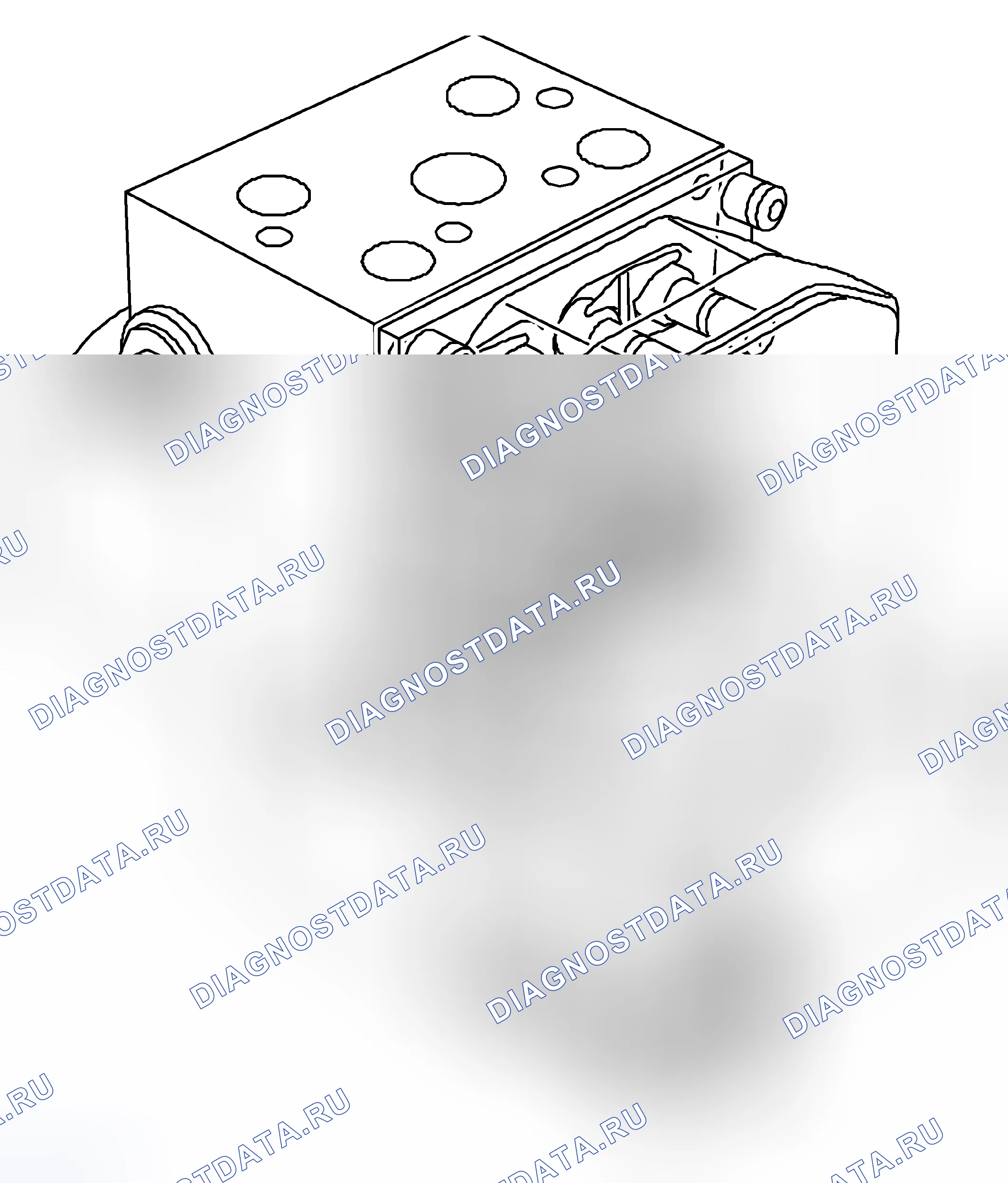 Рис. 8: Идентификация блока клапанов. Kia Picanto II