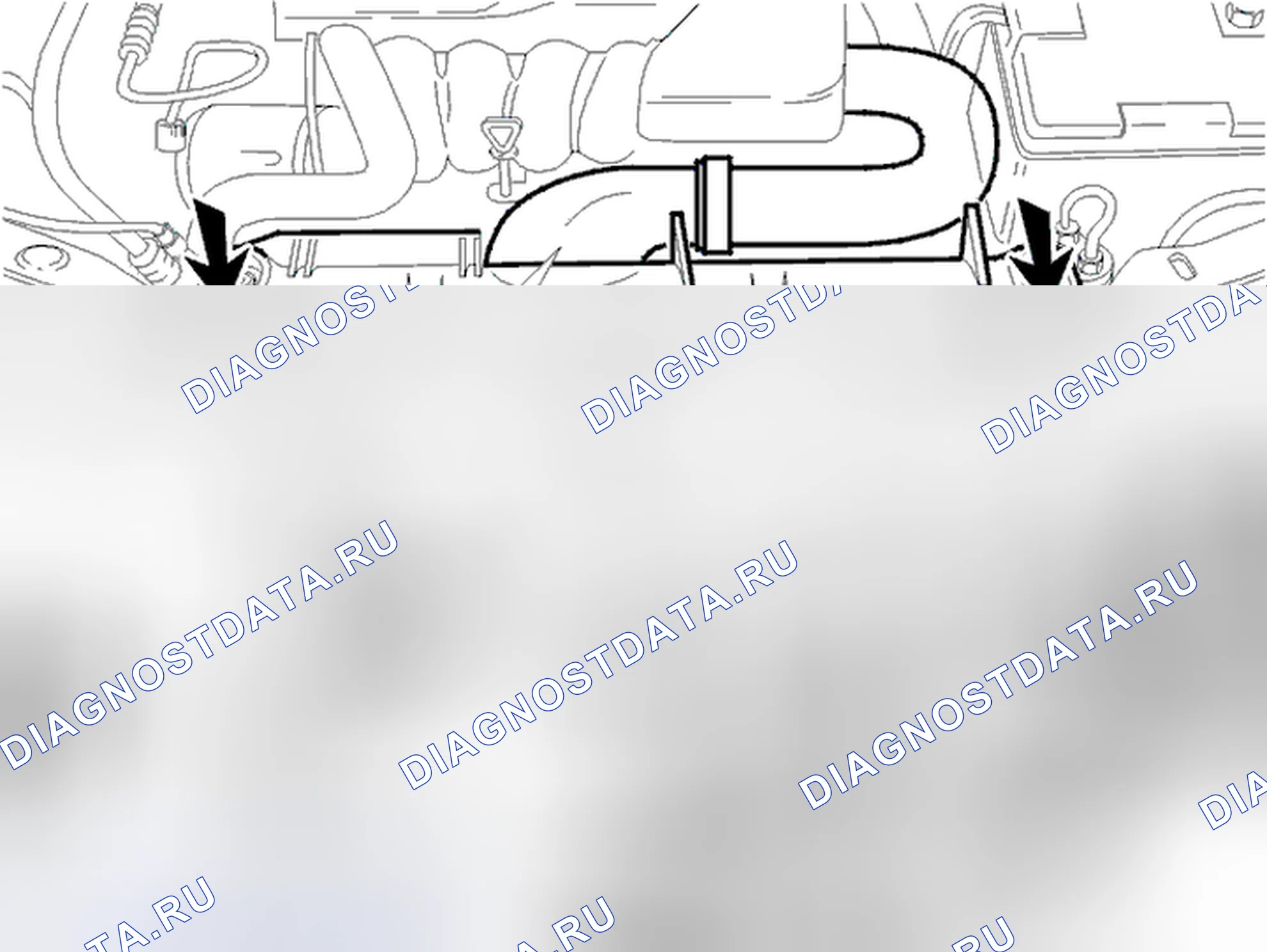 Рис. 2: Установка охладителя наддувочного воздуха (интеркулер). Volvo S40 I рестайлинг