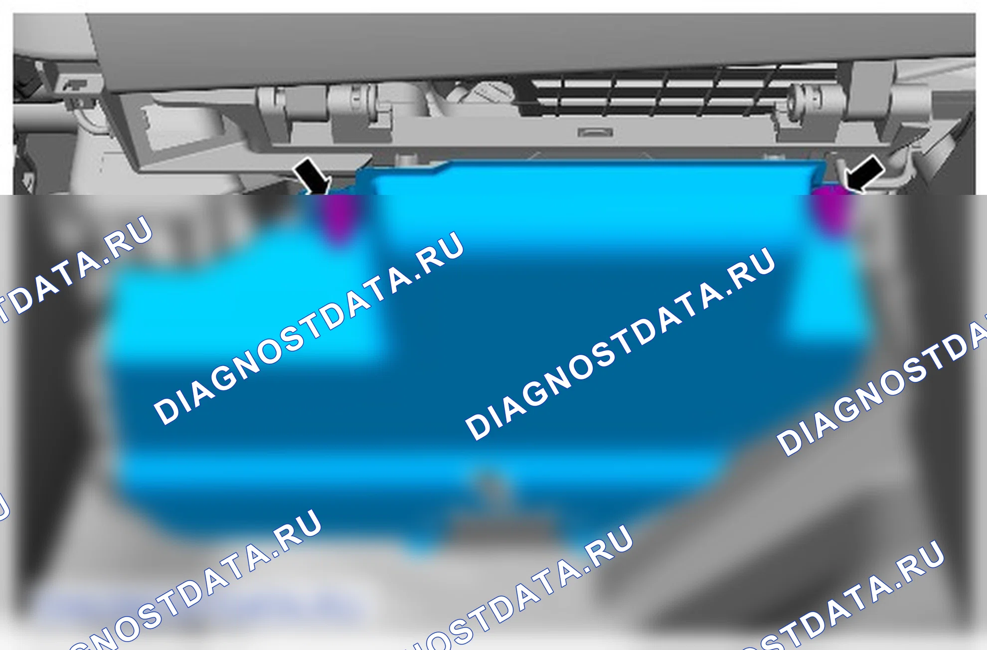 Как снять и установить жгут электропроводки пассажирского салона. Ford Tourneo Courier I