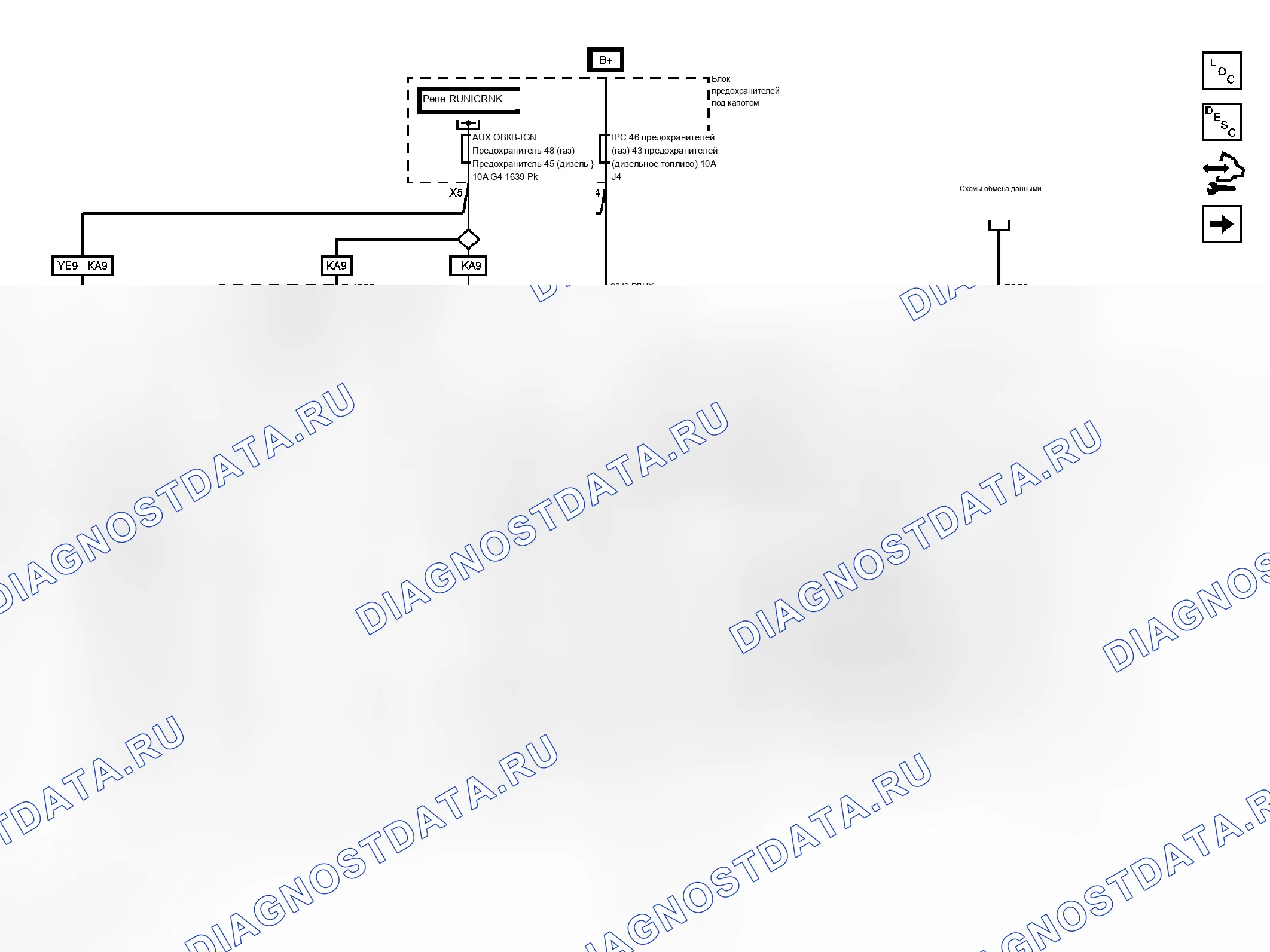 Рис. 56: Схема приборной панели. Chevrolet Silverado 3500 HD 