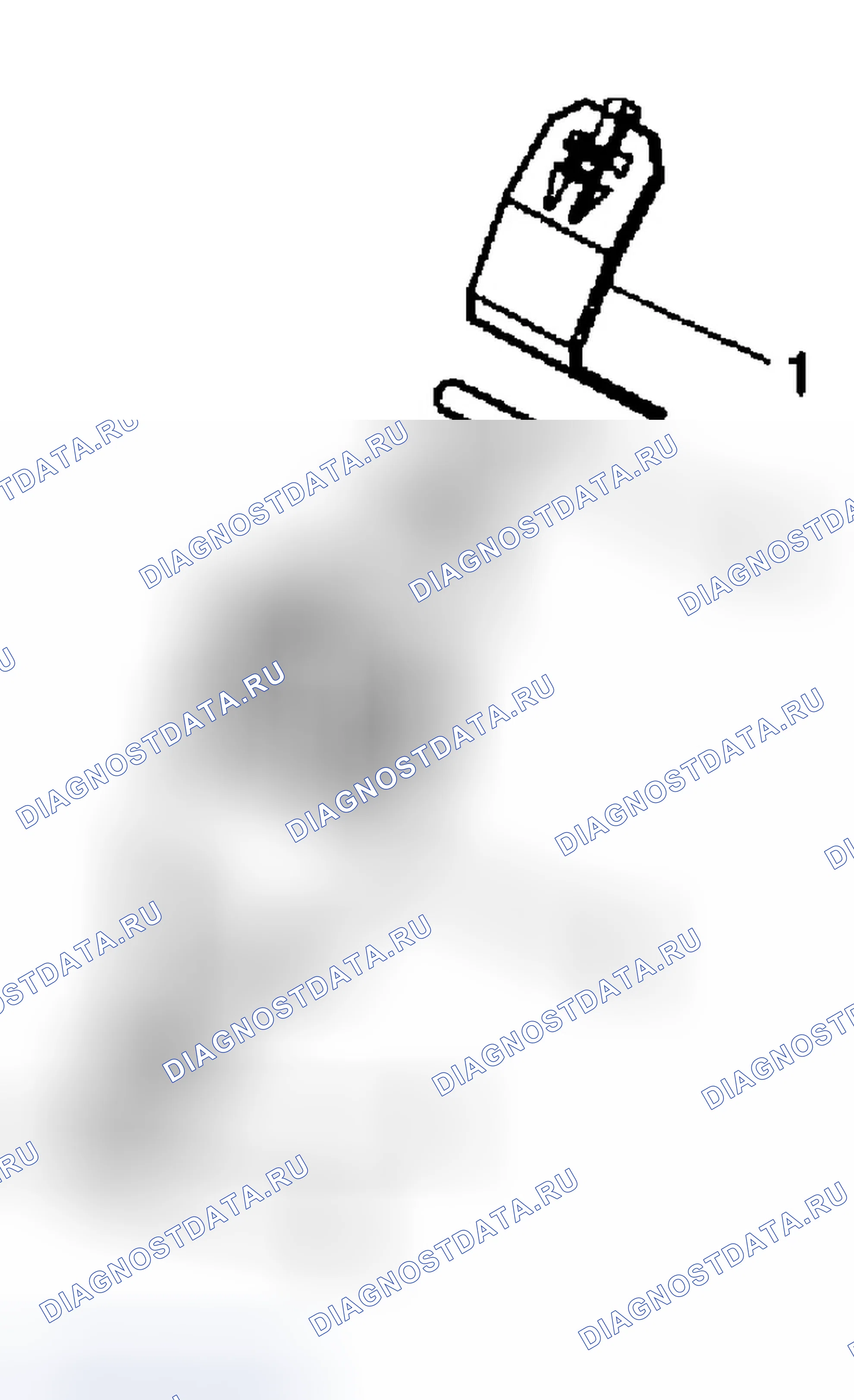 Рис. 9: Идентификация топливного инжектора. Chevrolet Tahoe I
