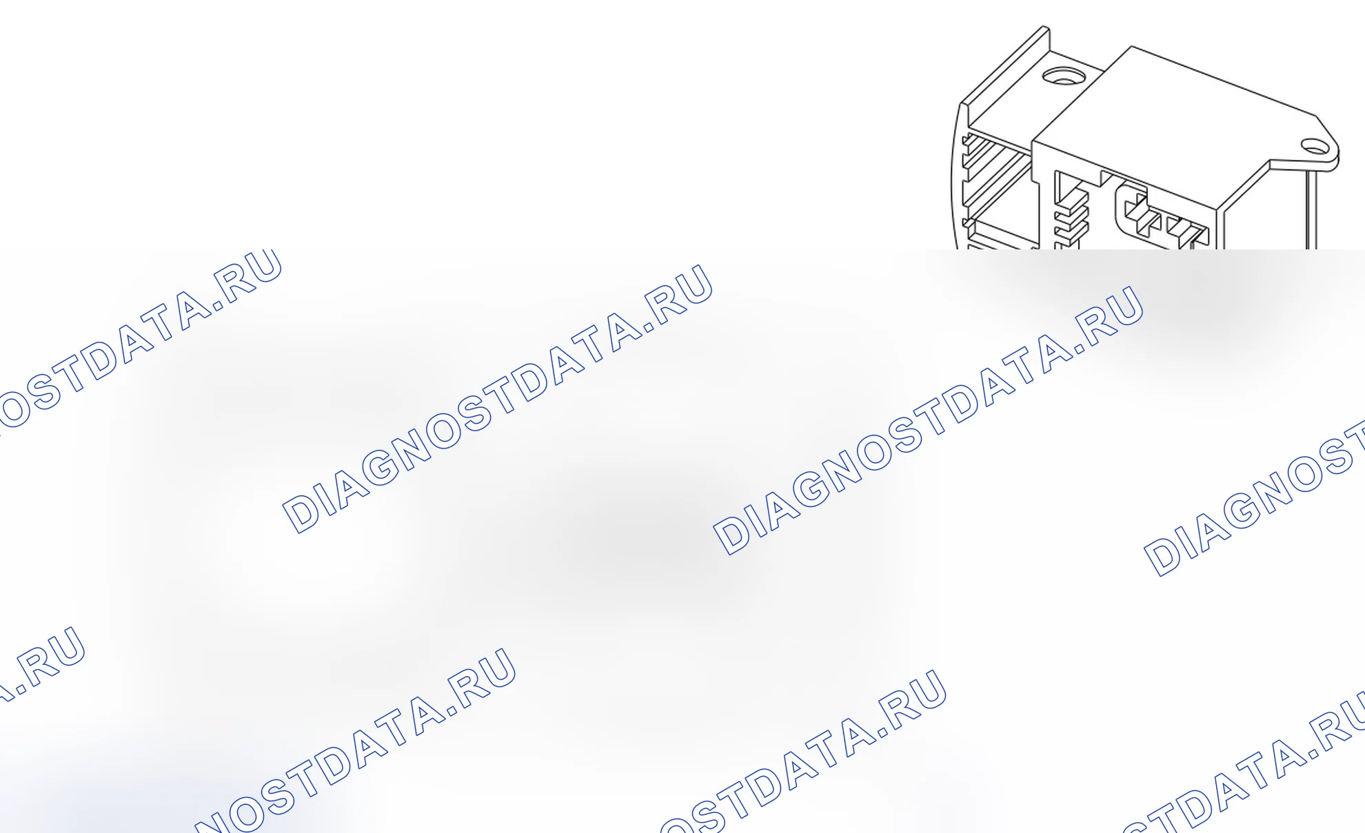 Распиновка разъёма B63D. Opel Agila B