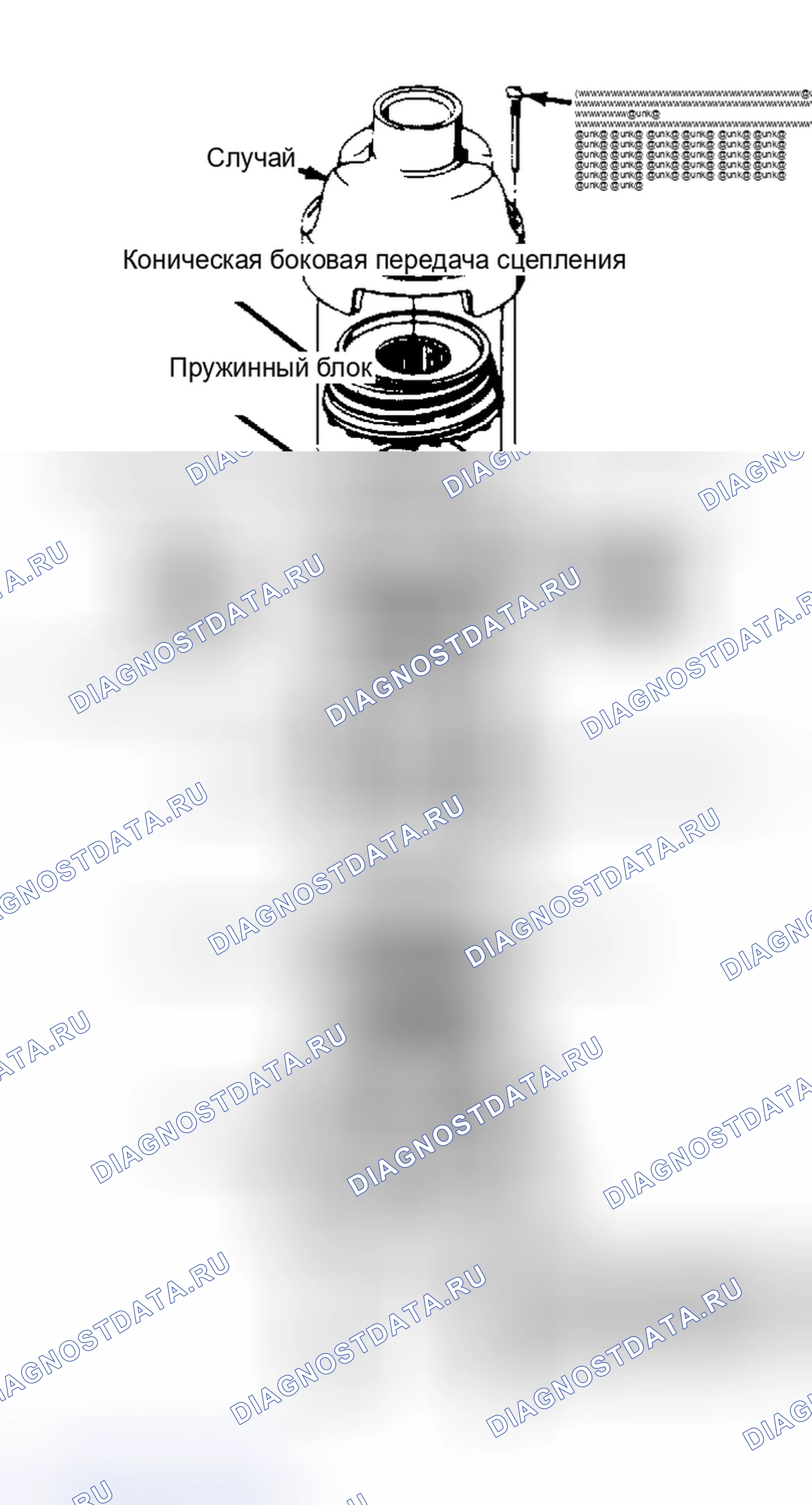 Рис. 8: Разнесенный вид дифференциала с ограниченным скольжением Brog Warner. Chevrolet Suburban VIII