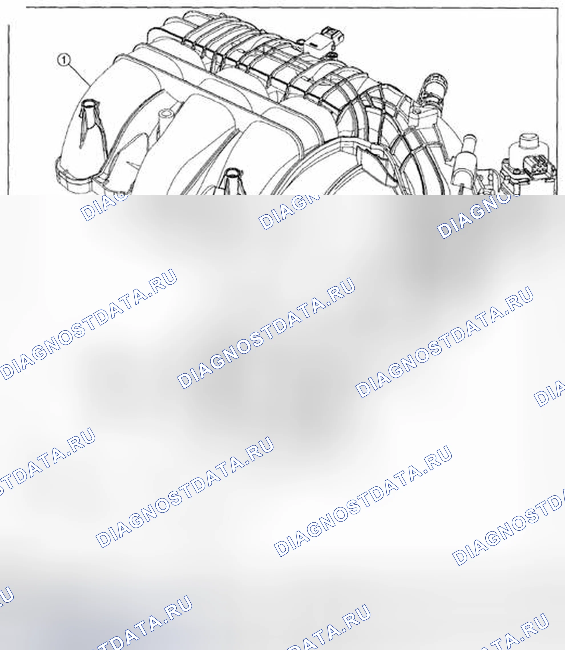 Рис. 12: ДЕМОНТАЖ / МОНТАЖ КОРПУСА ДРОССЕЛЯ - 3.0L. Mazda Tribute II