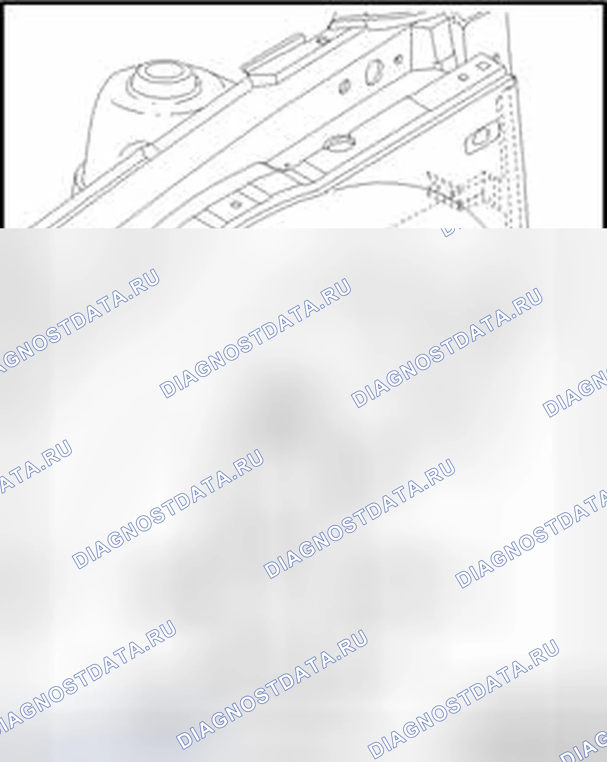 Рис. 3: Снятие и установка торцевой пластины. Audi TT 8N