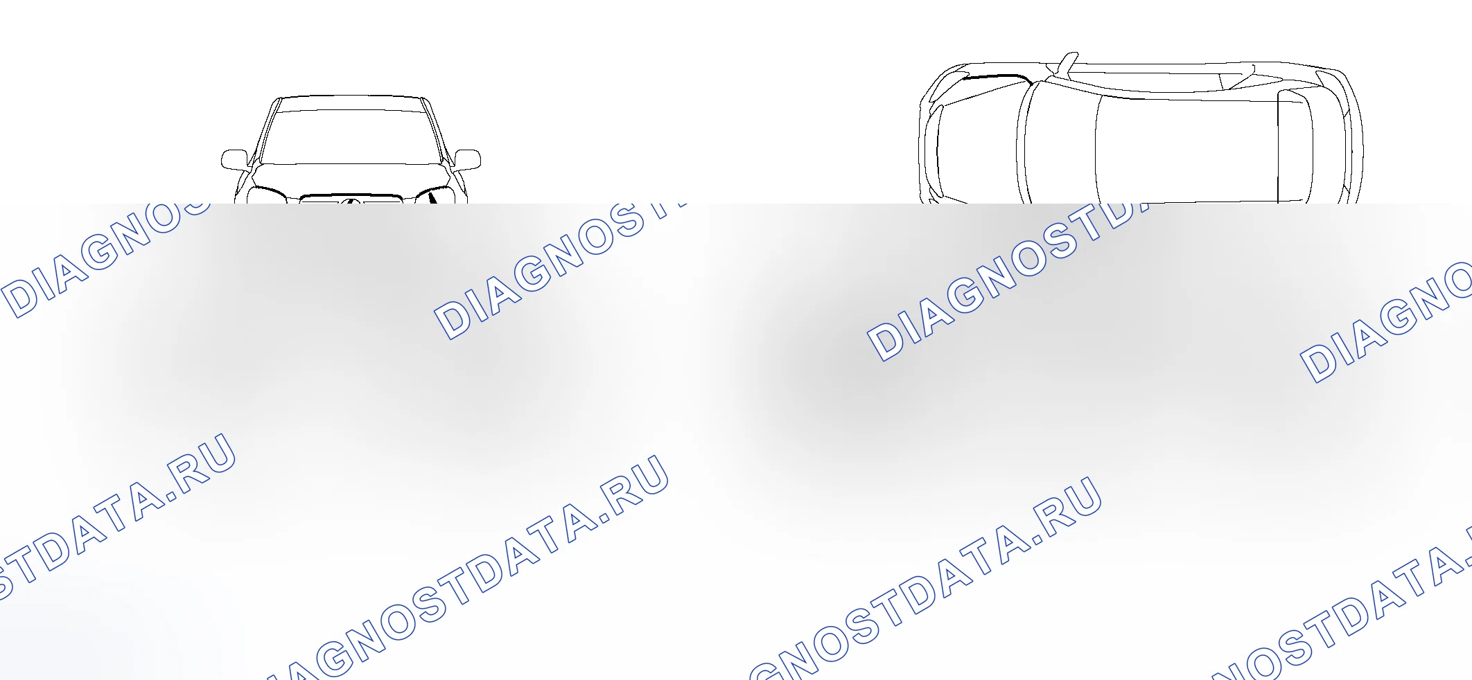 Рис. 3: ОСМОТР ТРАНСПОРТНОГО СРЕДСТВА. Toyota RAV4 III