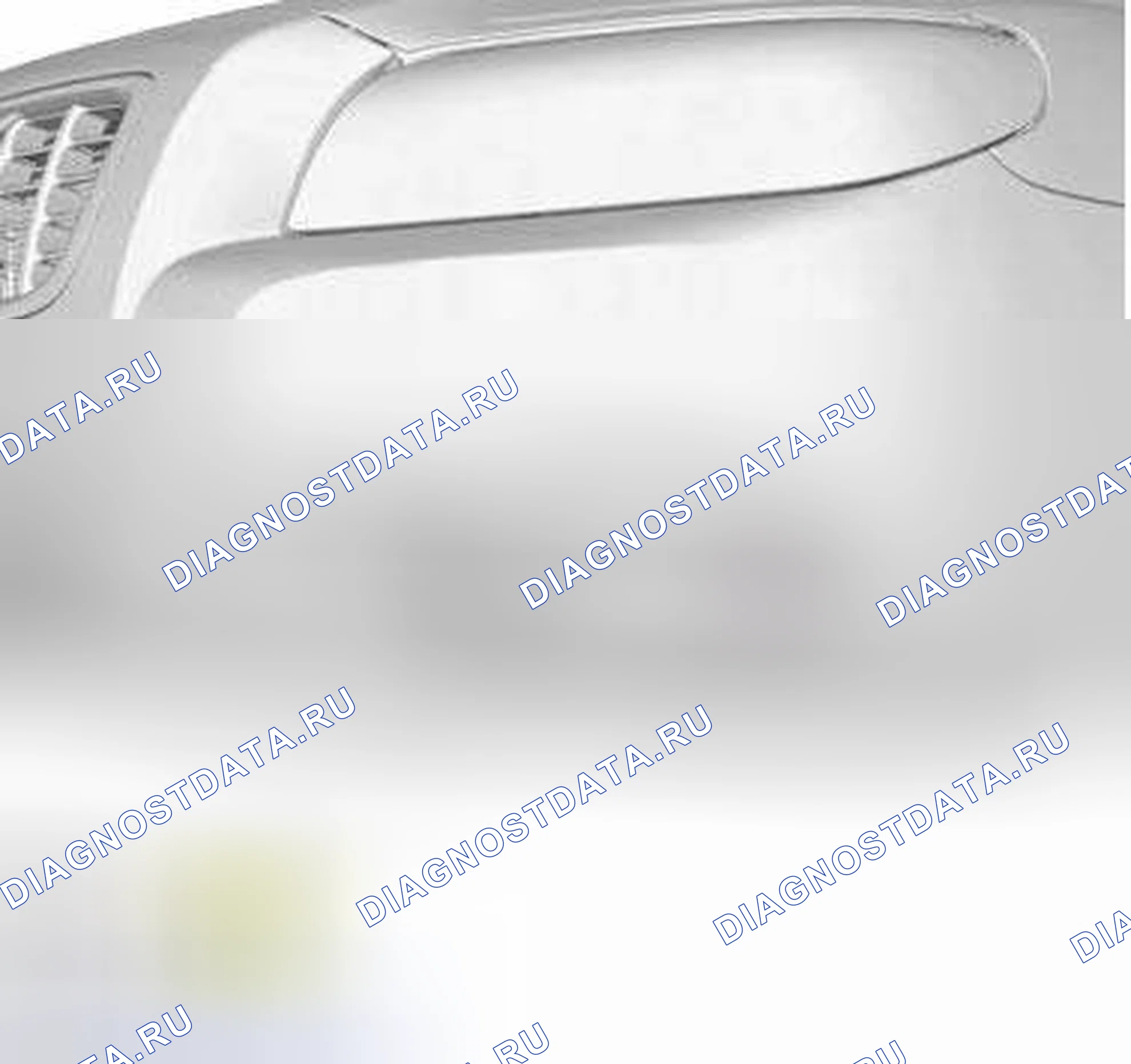 Рис. 32: ТРАНСПОРТНЫЕ СРЕДСТВА С ПЕРЕДНИМИ ПРОТИВОТУМАННЫМИ ФАРАМИ. Volvo S80 II