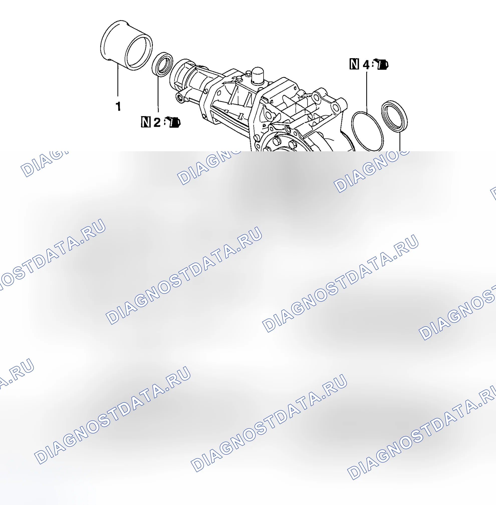 Рис. 340: РАЗБОРКА И СБОРКА. Mazda MX-5 NA