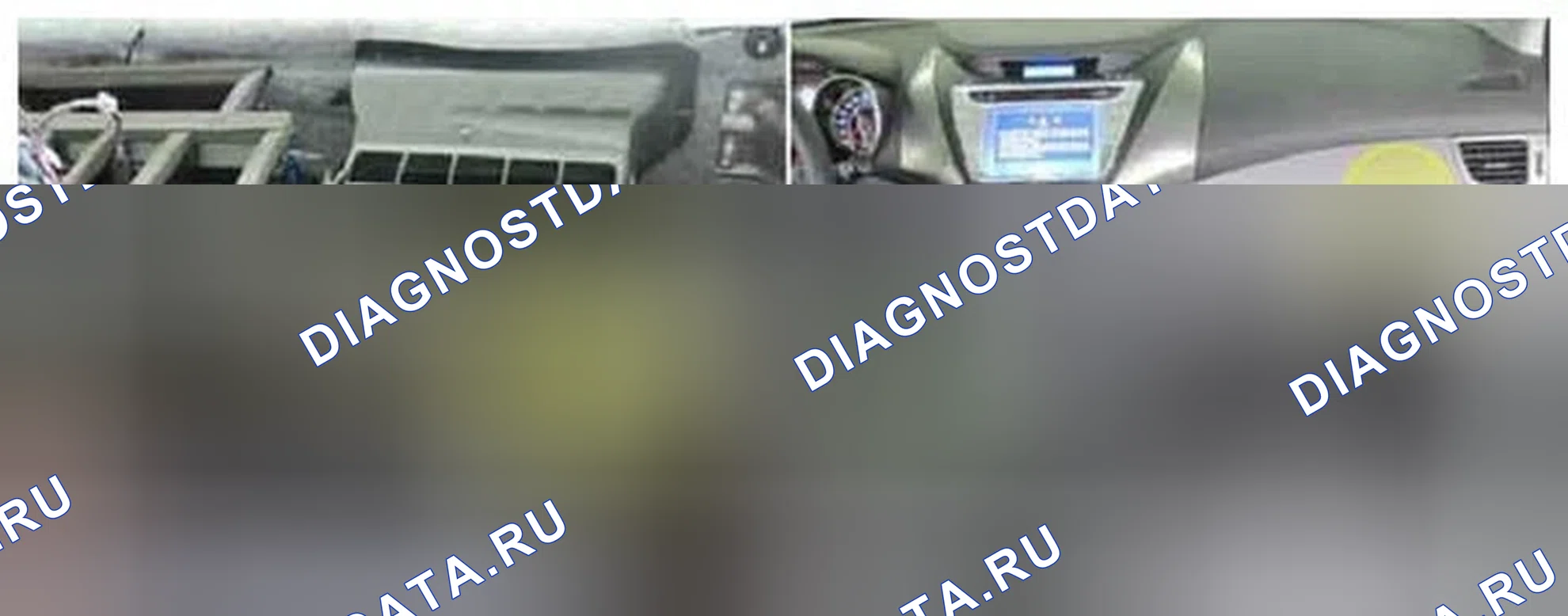 Рис. 103: Расположение компонентов. Hyundai Elantra V