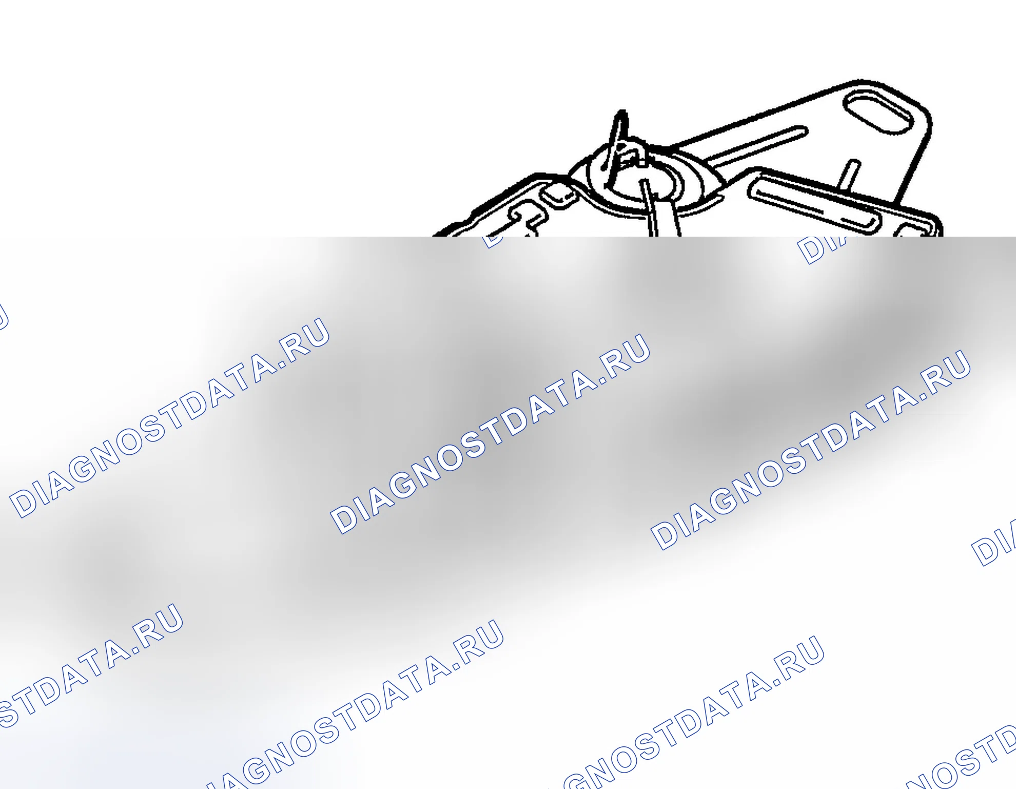 Рис. 536: Переключатель диапазонов передачи. Chevrolet Chevy Express H2500 