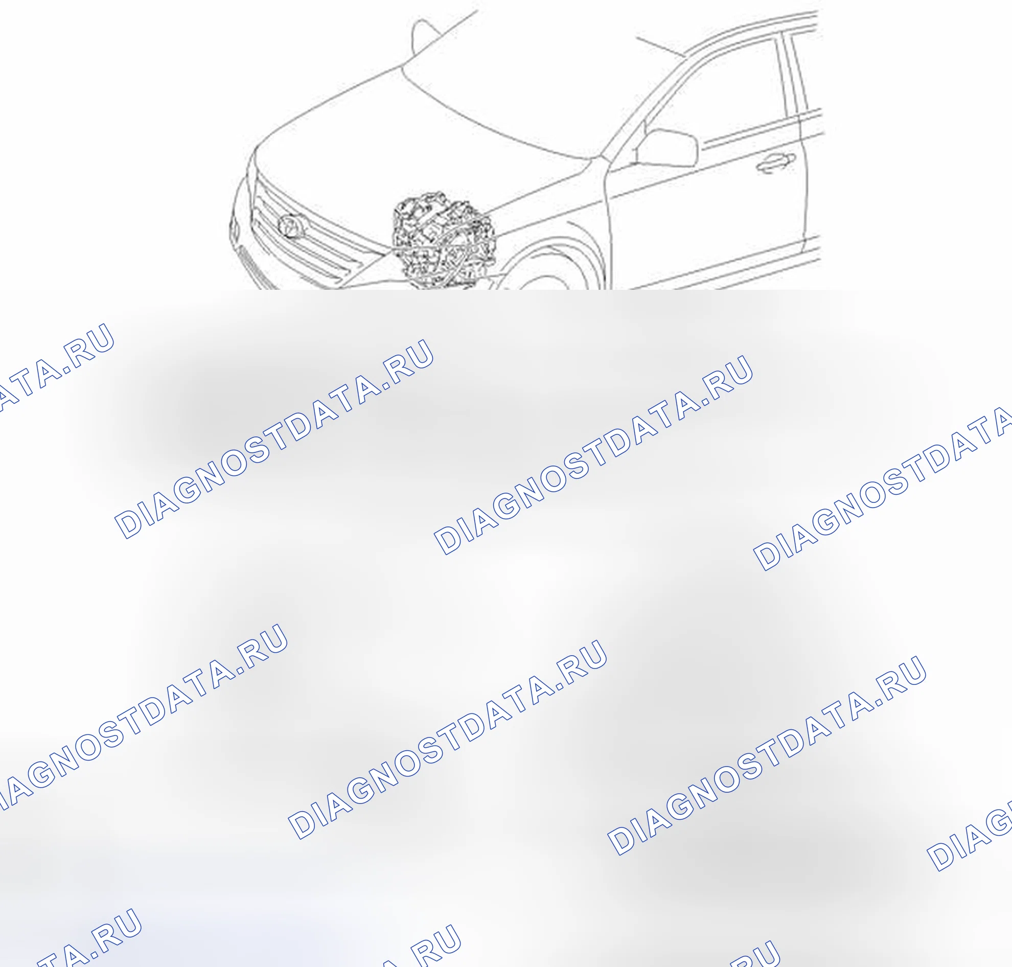 Рис. 94: ИЛЛЮСТРАЦИЯ. Toyota Avalon XX30 рестайлинг 2