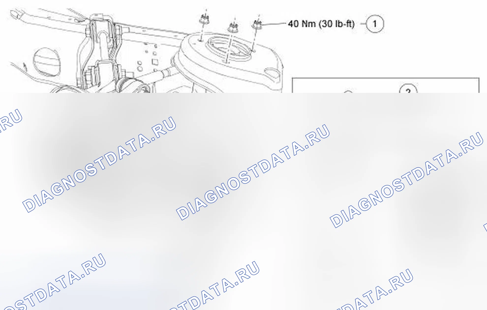 Рис. 13: Амортизатор и пружина в сборе. Ford Expedition III