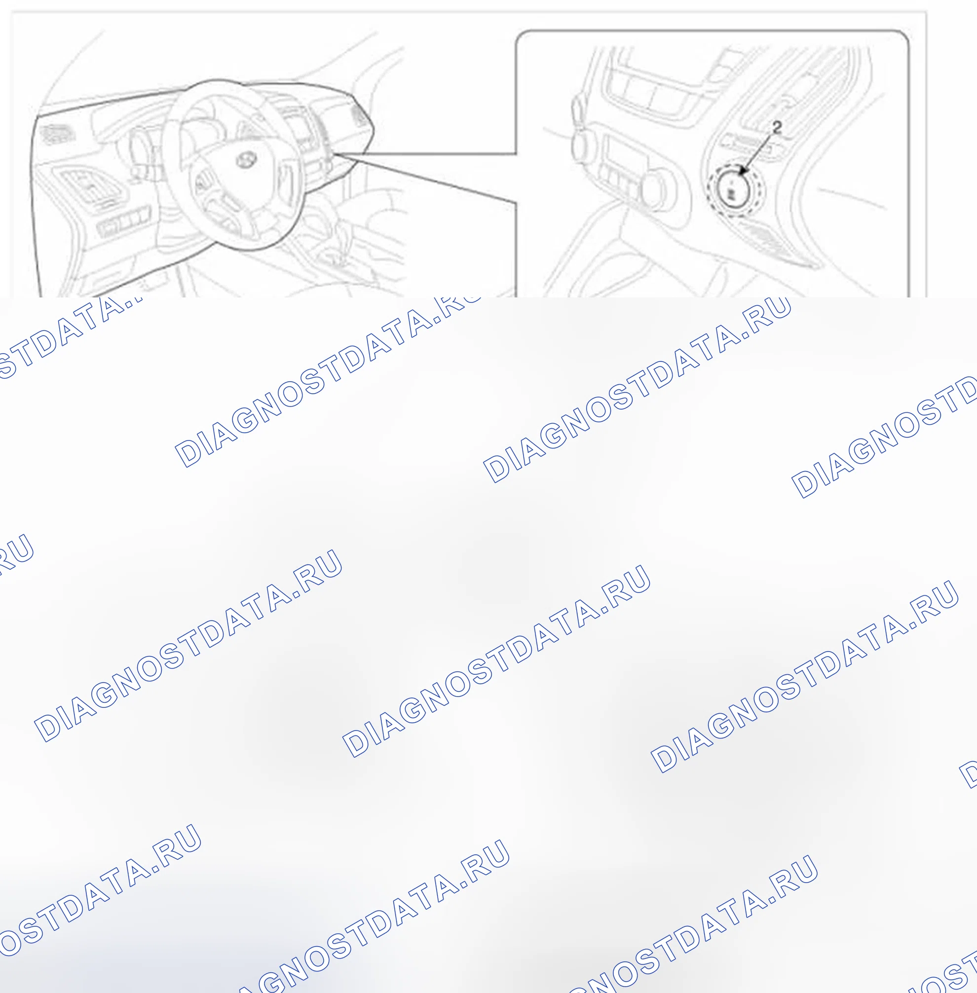 Рис. 1: Расположение компонентов. Hyundai Tucson II