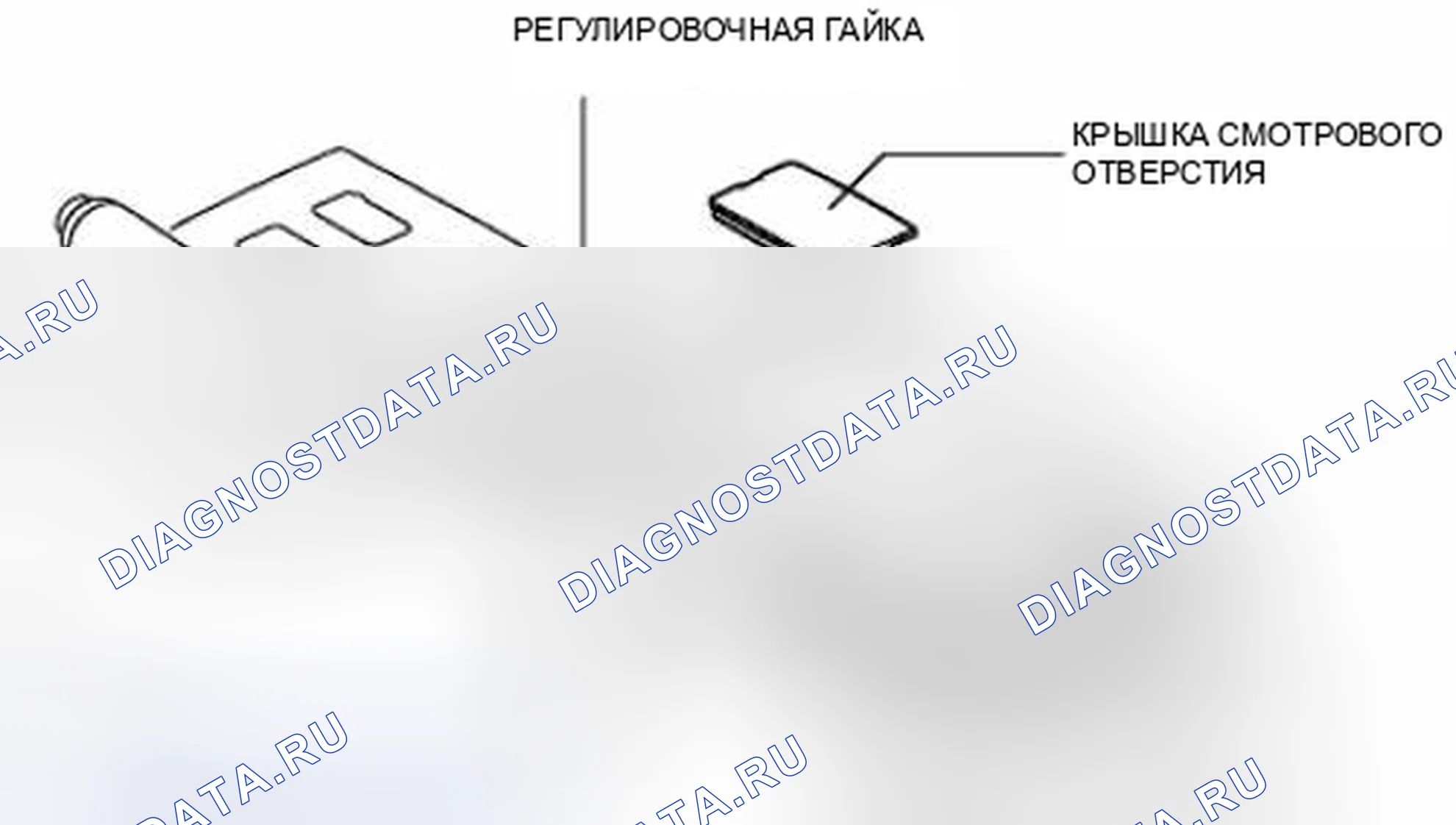 Рис. 3: РЕГУЛИРОВКА РЫЧАГА СТОЯНОЧНОГО ТОРМОЗА. Honda Civic IX рестайлинг