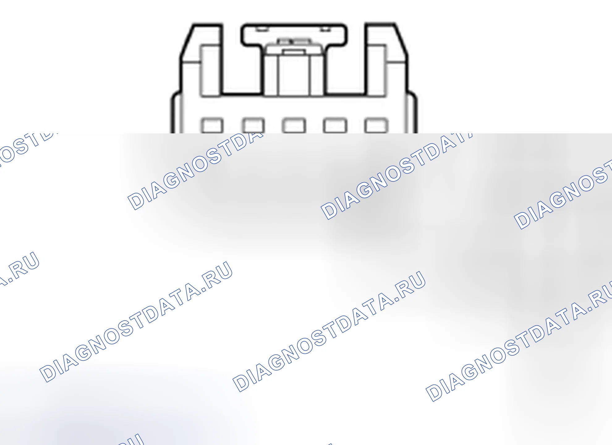 Рис. 67: ТОЧЕЧНОЕ ИСПЫТАНИЕ V: ПРОТИВОТУМАННЫЕ ФАРЫ ВКЛЮЧЕНЫ ПОСТОЯННО. Ford Freestyle I