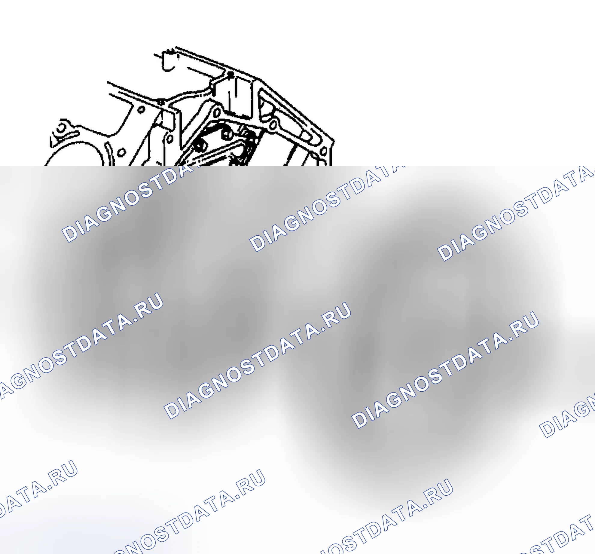 Рис. 534: Снятие маховика двигателя. Chevrolet Silverado 2500 