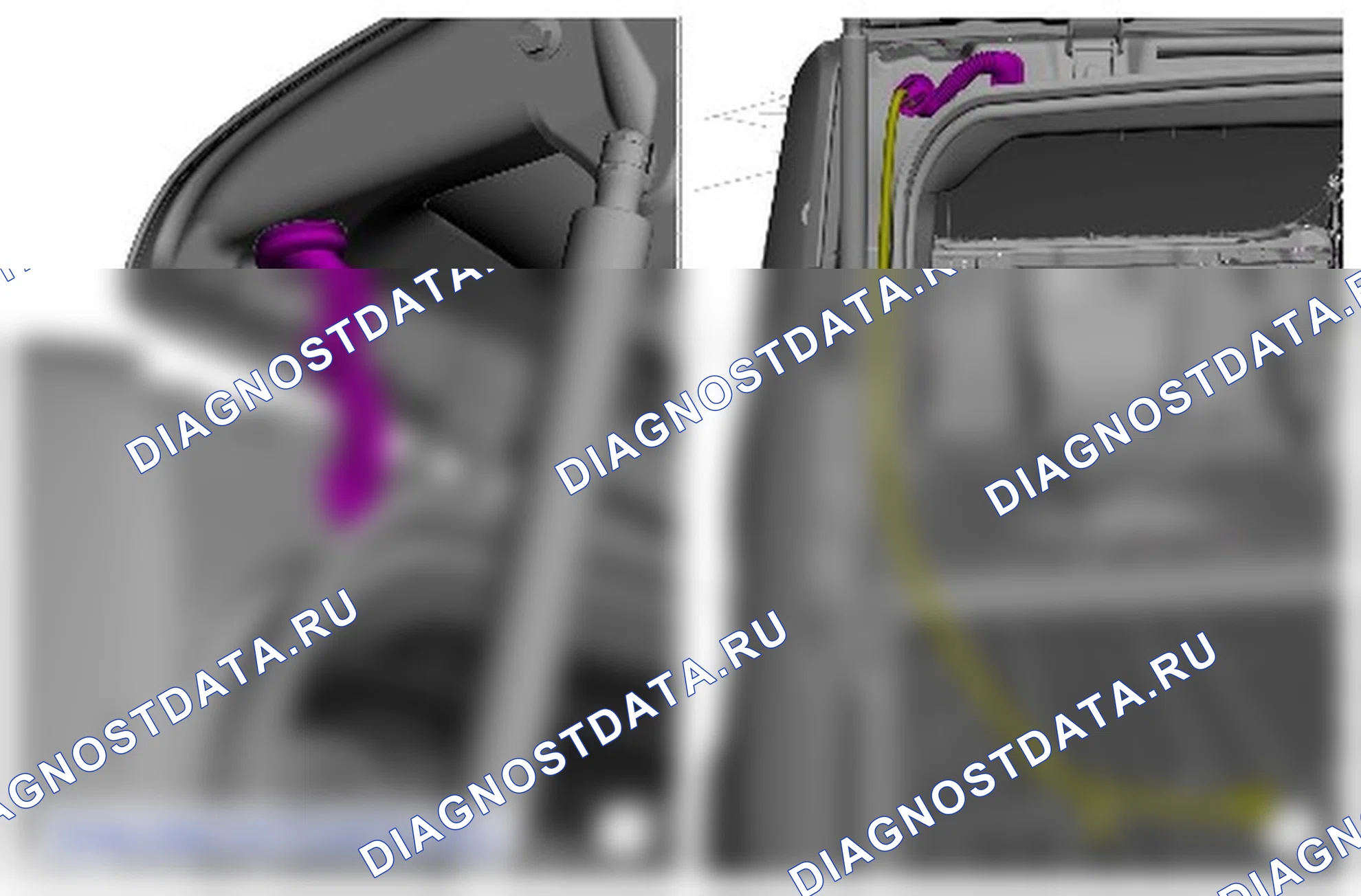 Как снять и установить поднимаемую дверь багажного отделения. Ford Transit Custom I