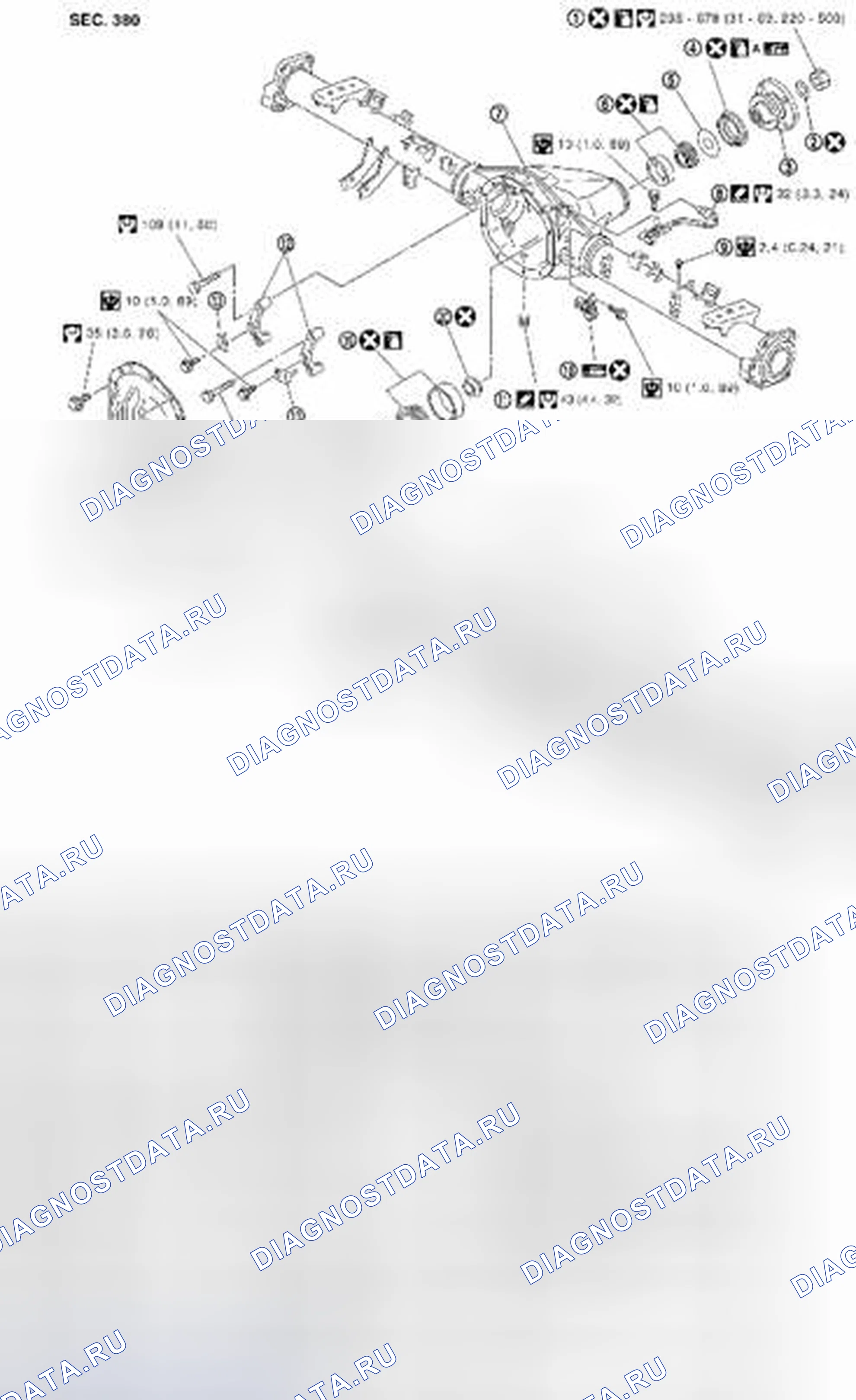 Рис. 158: КОМПОНЕНТЫ. Suzuki Equator I