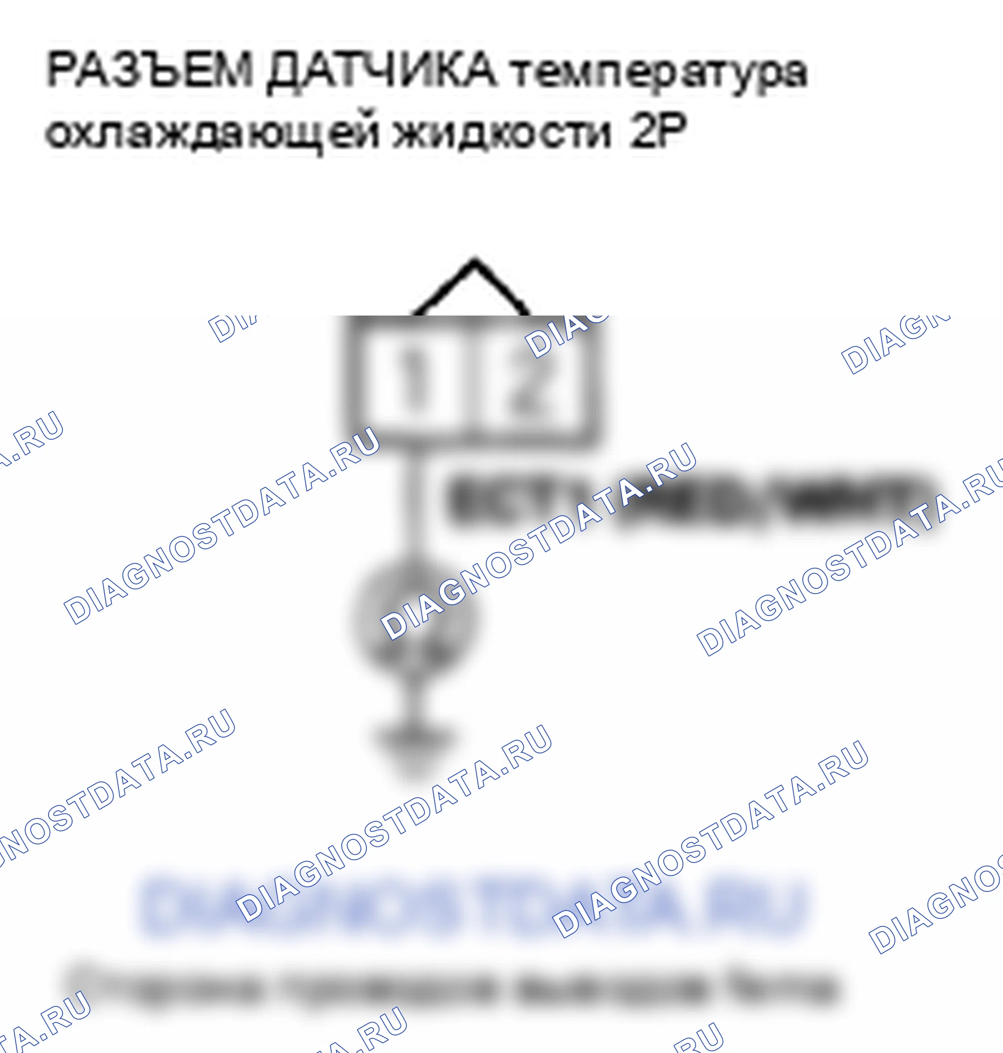 Рис. 250: расшифровка кода ошибки P0117: Низковольтная цепь датчика 1 температура охлаждающей жидкости. Honda Odyssey IV