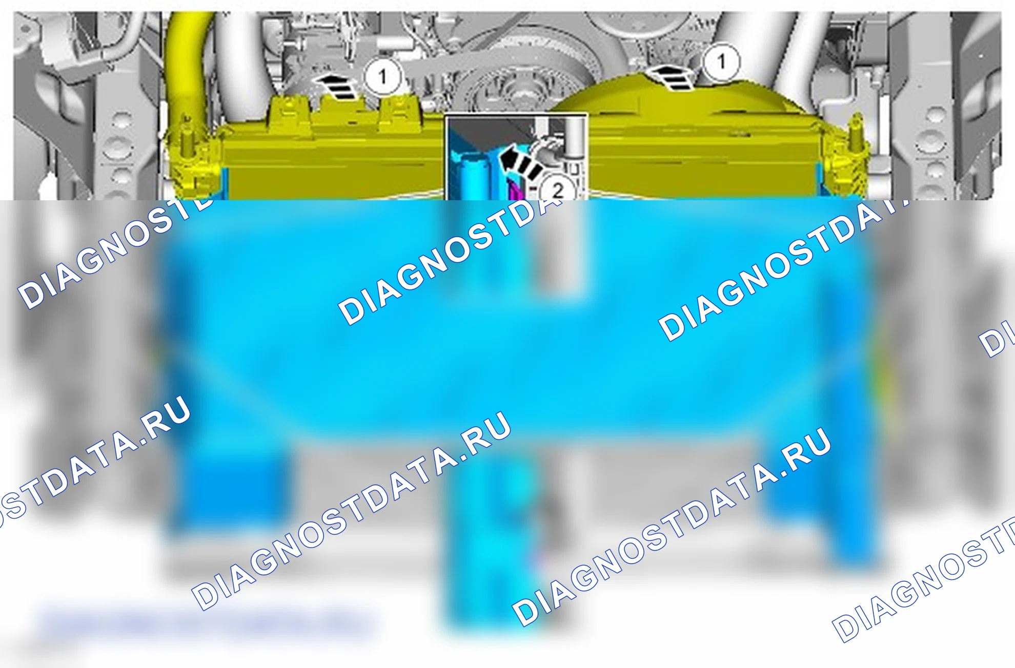 Как снять и установить конденсатор. Ford Mustang VI