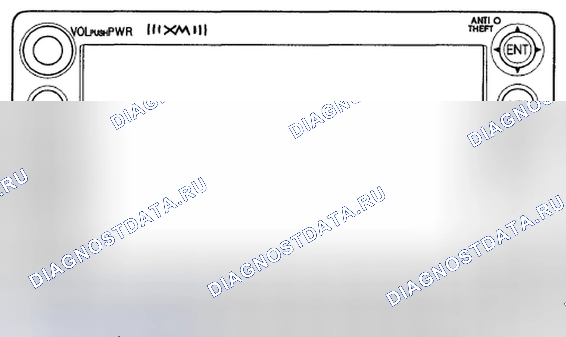 Рис. 57: Навигационный дисплей. Honda CR-V III