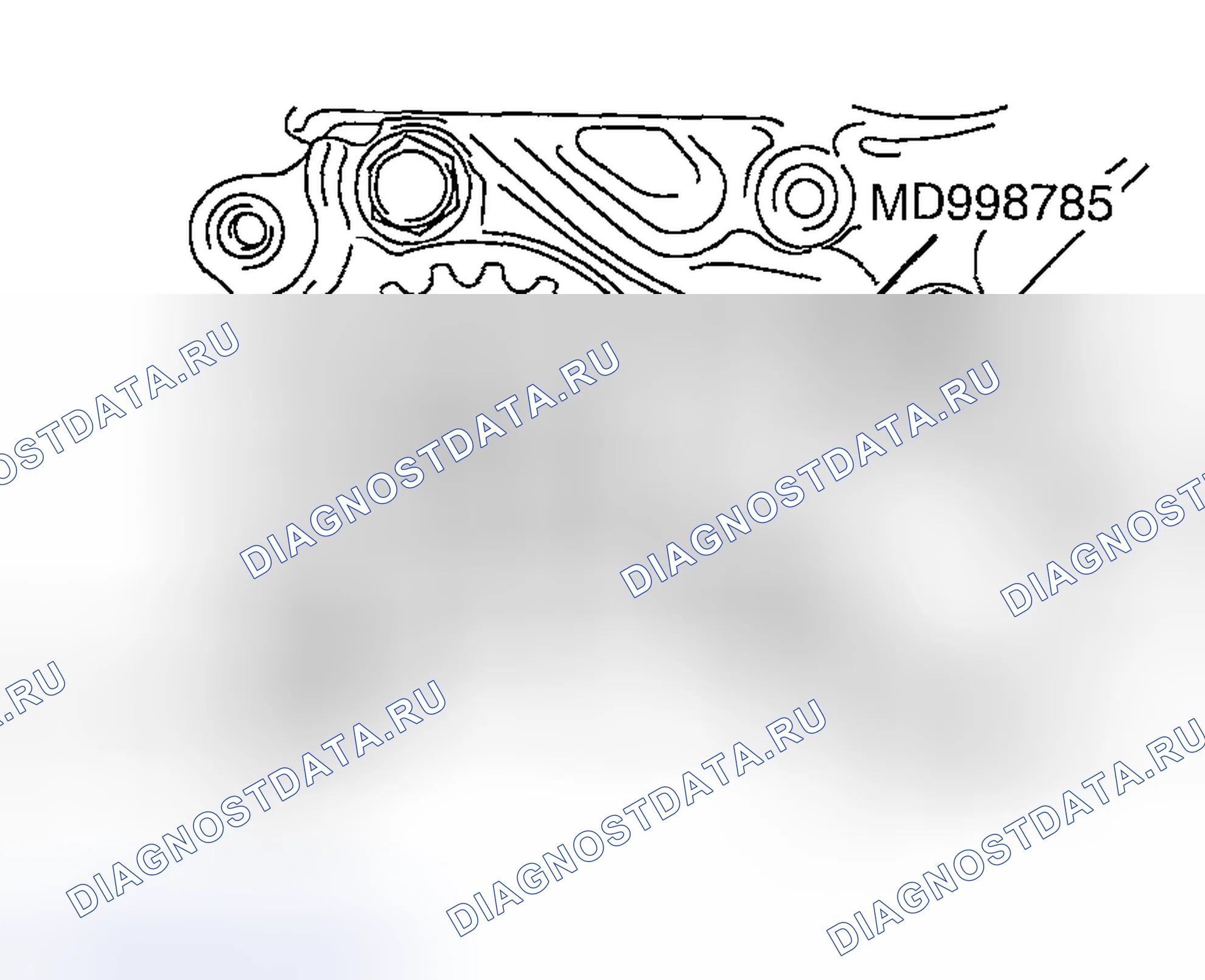 Рис. 152: < < F > > СНЯТИЕ ЗВЕЗДОЧКИ ВАЛА ПРОТИВОВЕСА. Mazda MX-30 I