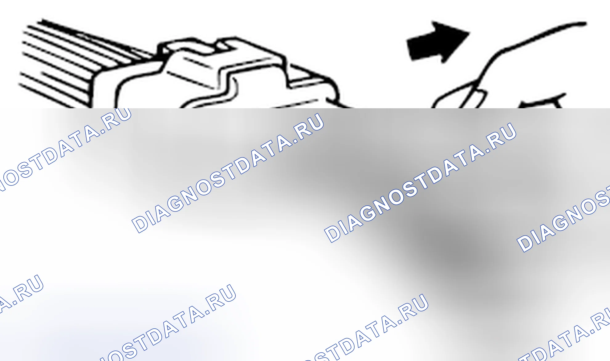 Рис. 314: НЕПРАВИЛЬНАЯ ПРОВЕРКА ЗАЦЕПЛЕНИЯ КЛЕММ. Honda Crosstour I рестайлинг