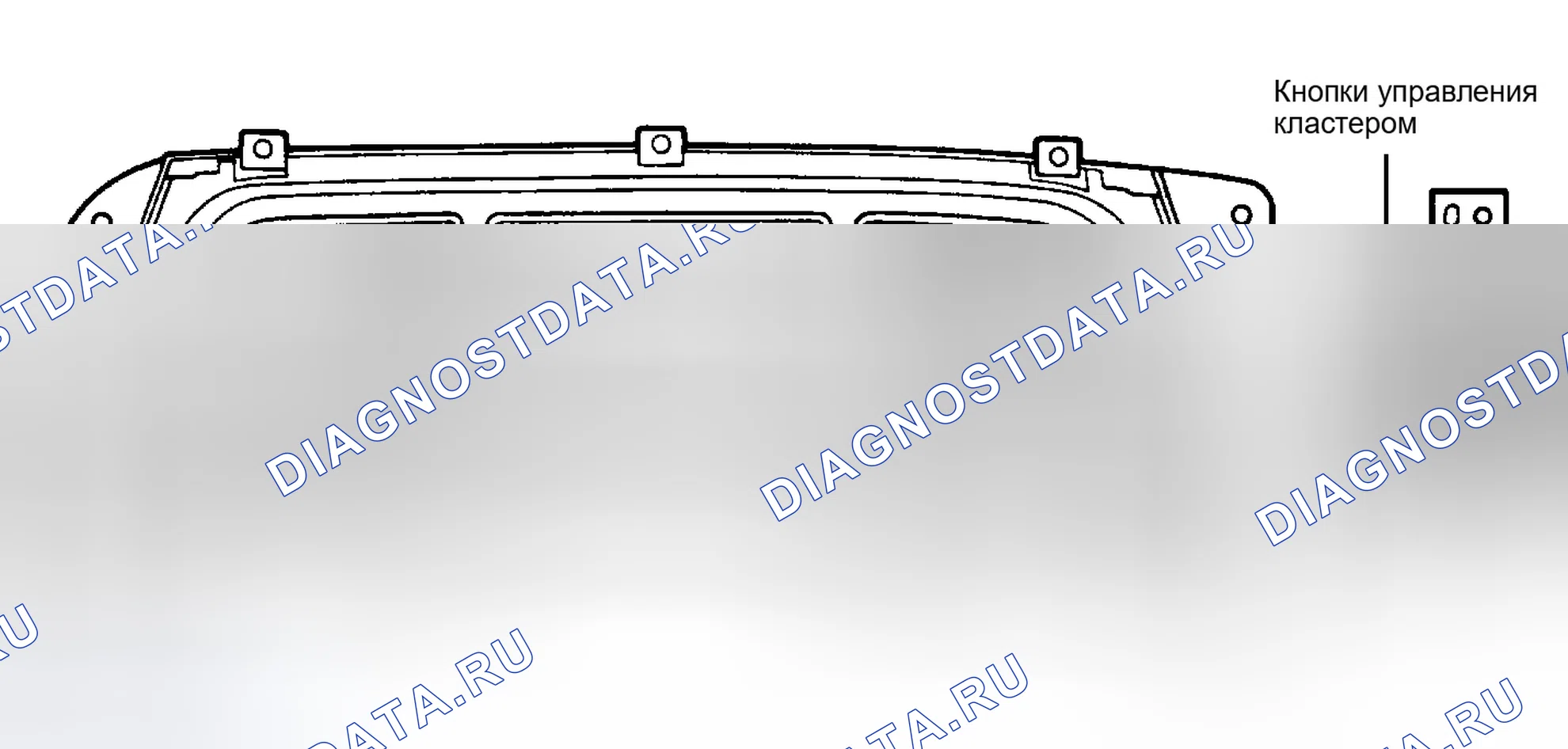 Рис. 51: Кнопка скорости. Ford Thunderbird X