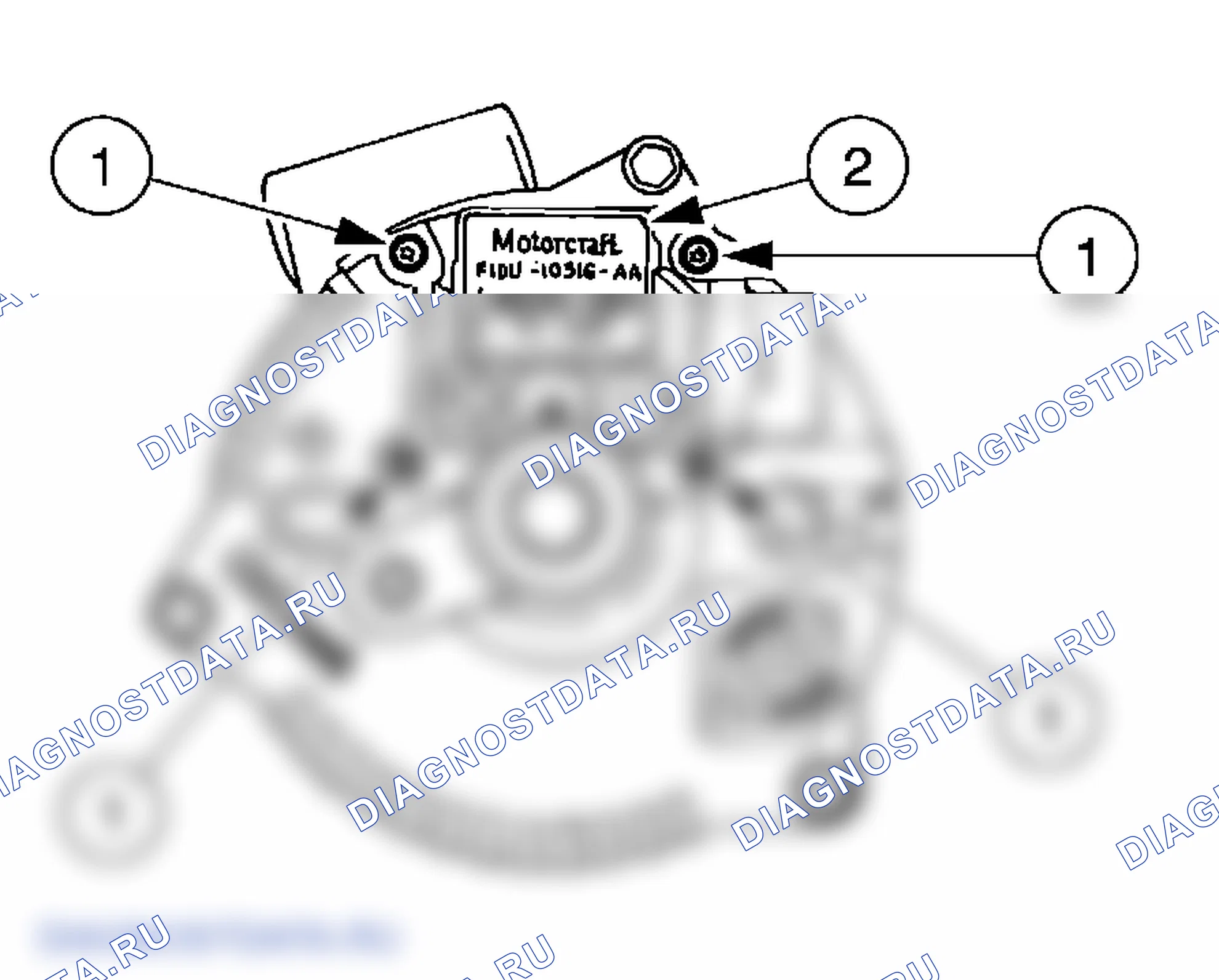 Рис. 88: Демонтаж. Ford Cutaway E350 