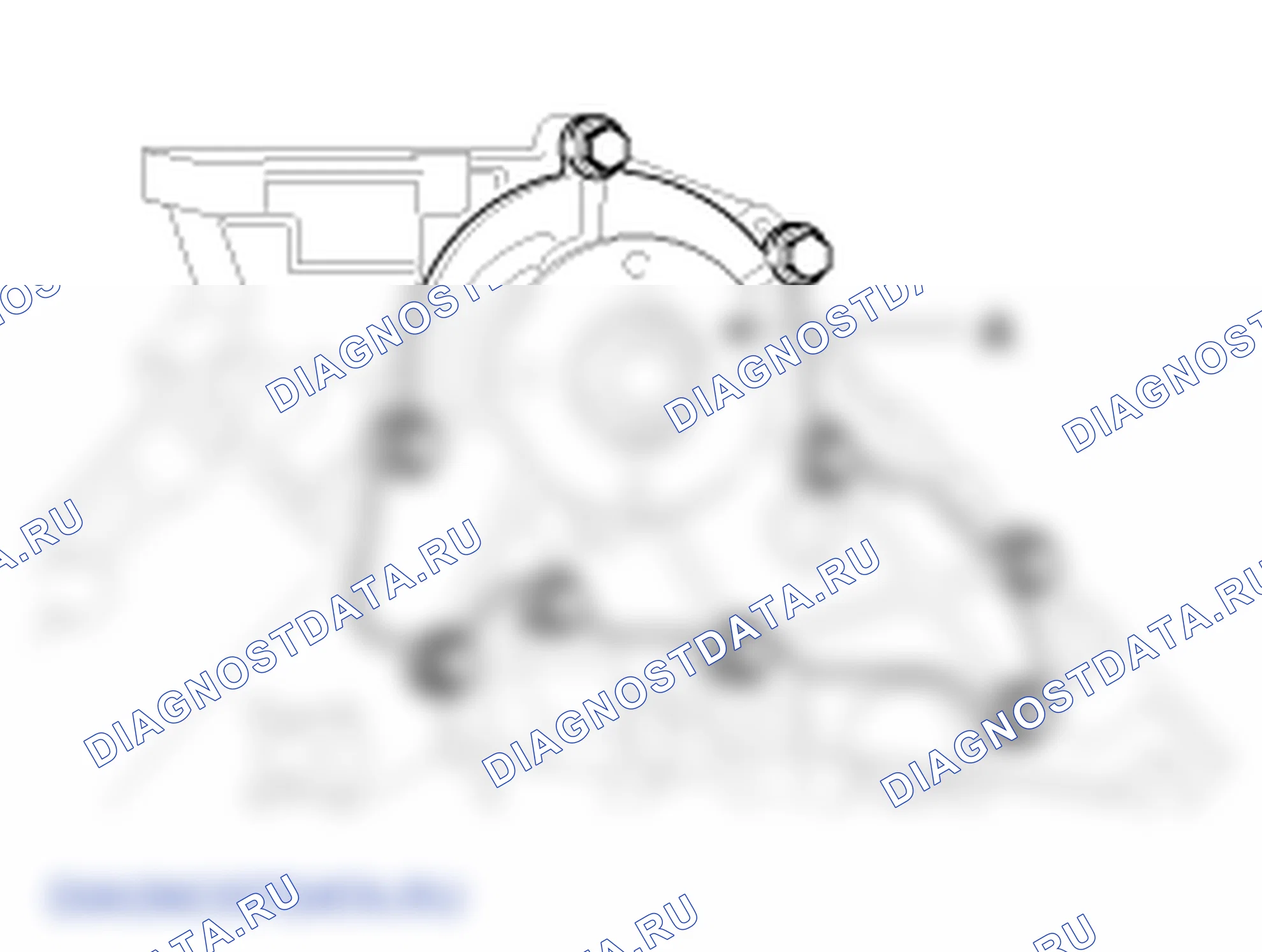 Установка водяного насоса. Hyundai Genesis(Bh)-U.S. I