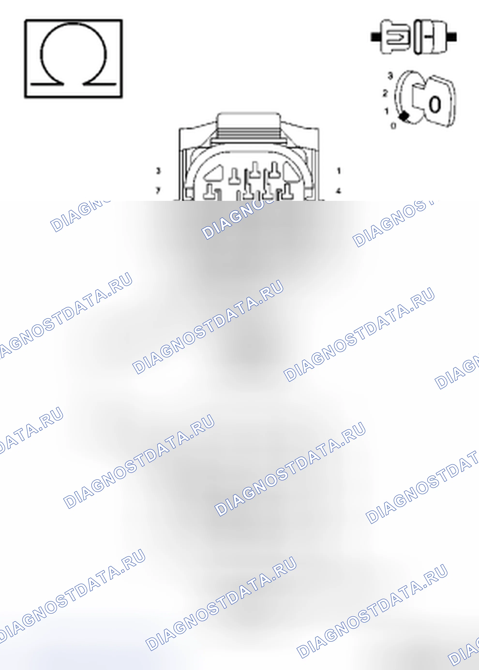 Рис. 823: Диагностический тест. Chrysler Town & Country V