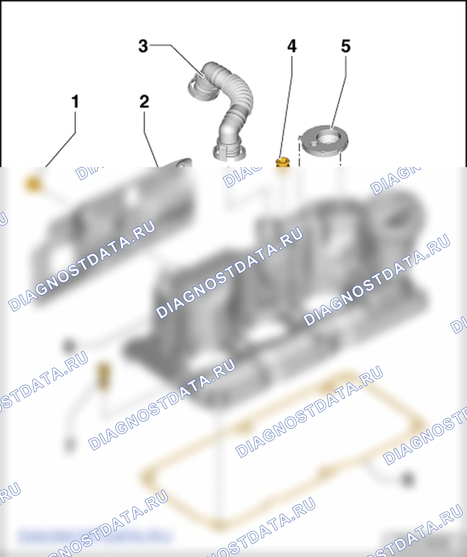 Головка блока цилиндров (1,2/55 кВт TDI CR). Skoda Roomster I