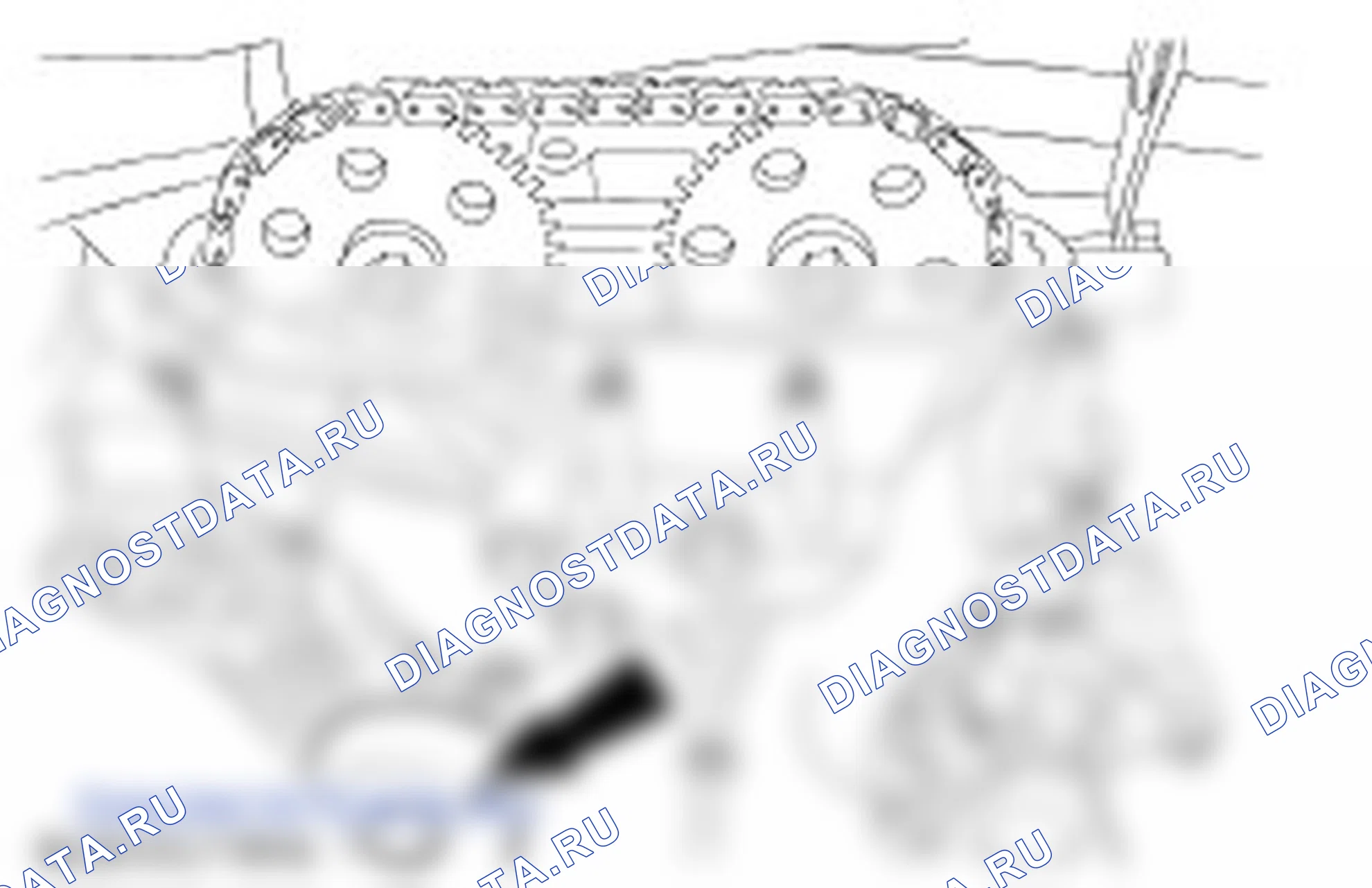 Ремонт цепи газораспределительного механизма на автомобиле. Ford Mondeo III