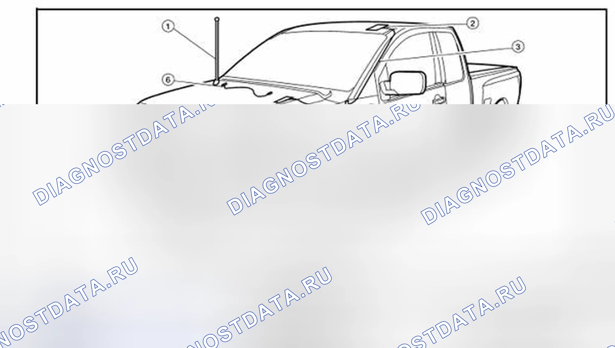 Рис. 105: Расположение антенны. Honda Today I