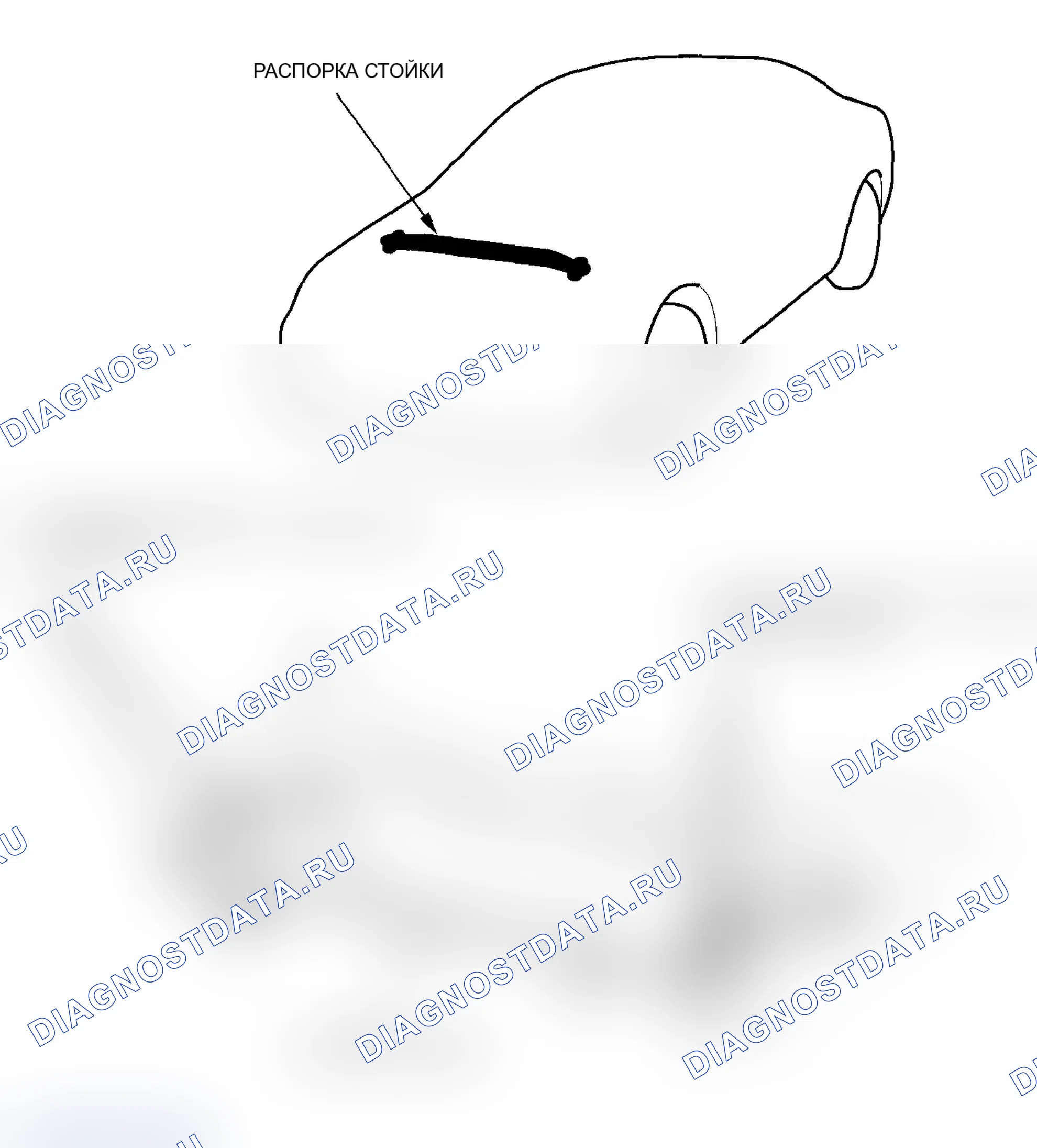 Рис. 1: Замена рамной связи. Acura TL III