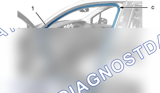 Снятие - установка на место: уплотнители дверных проемов — c4cg0r8d. Citroen C8 I