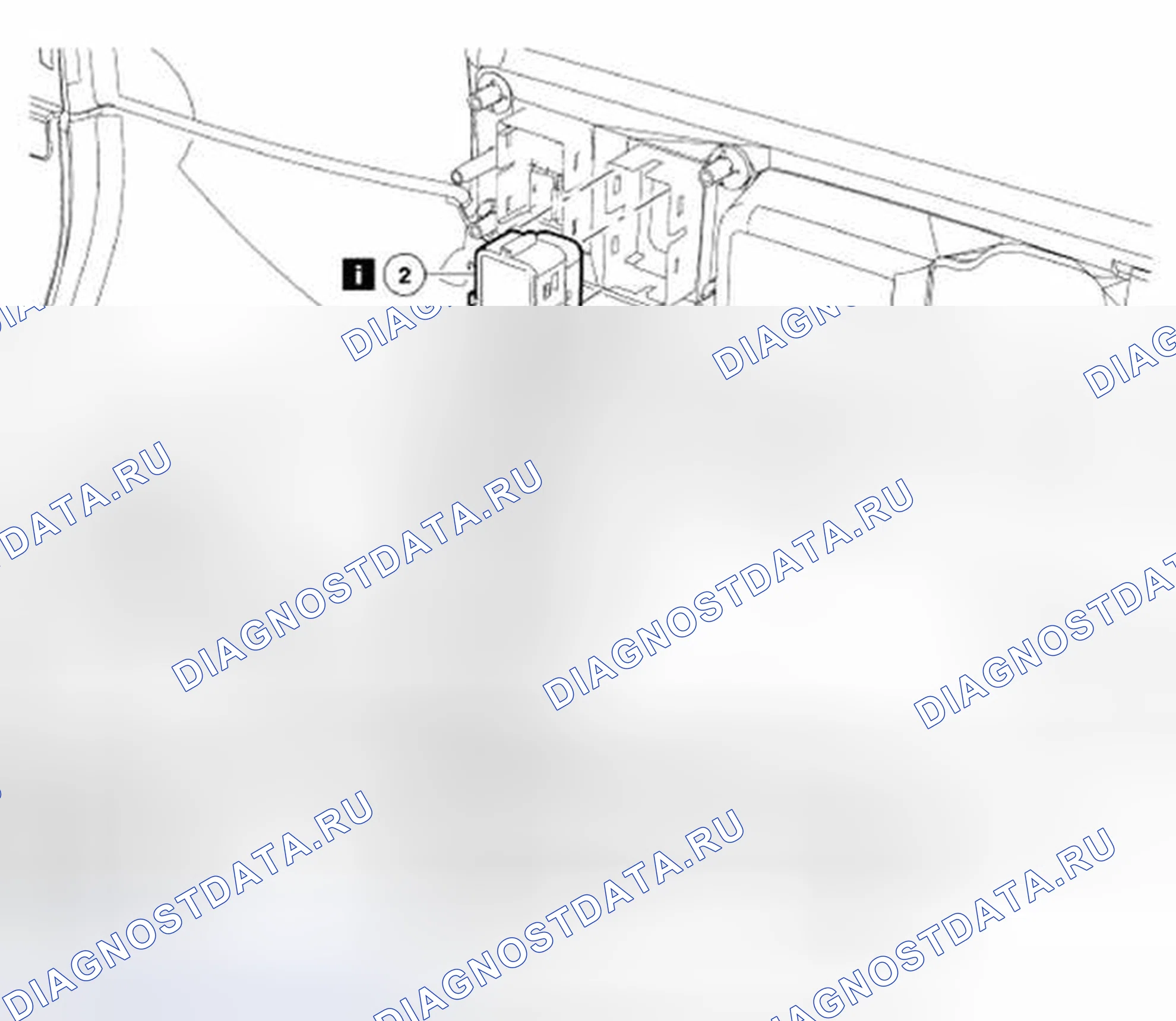 Рис. 116: Выключатель управления замком двери. Hyundai ix25 II