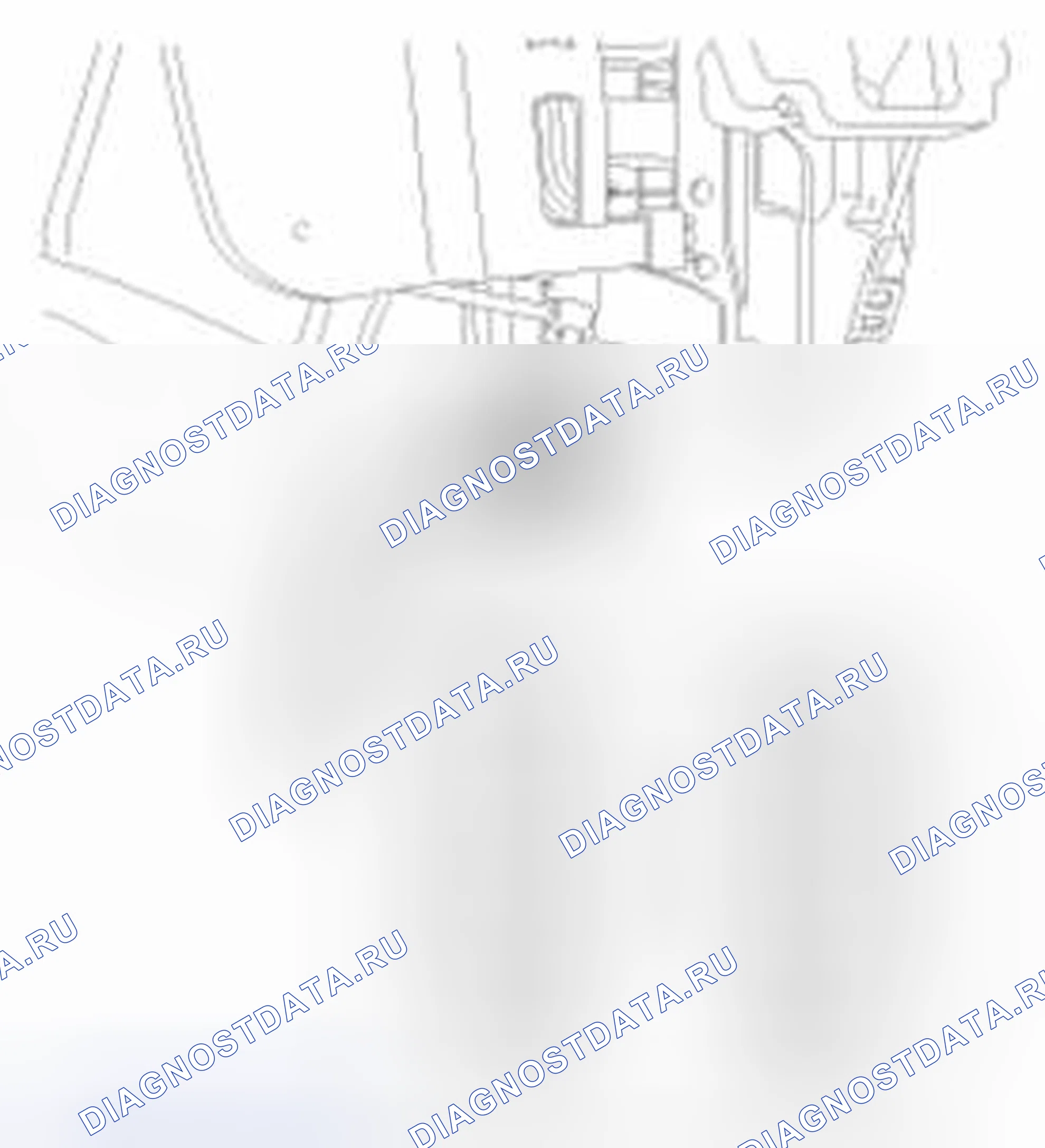 Рис. 145: Привод замка передней двери. Geely SC7 I
