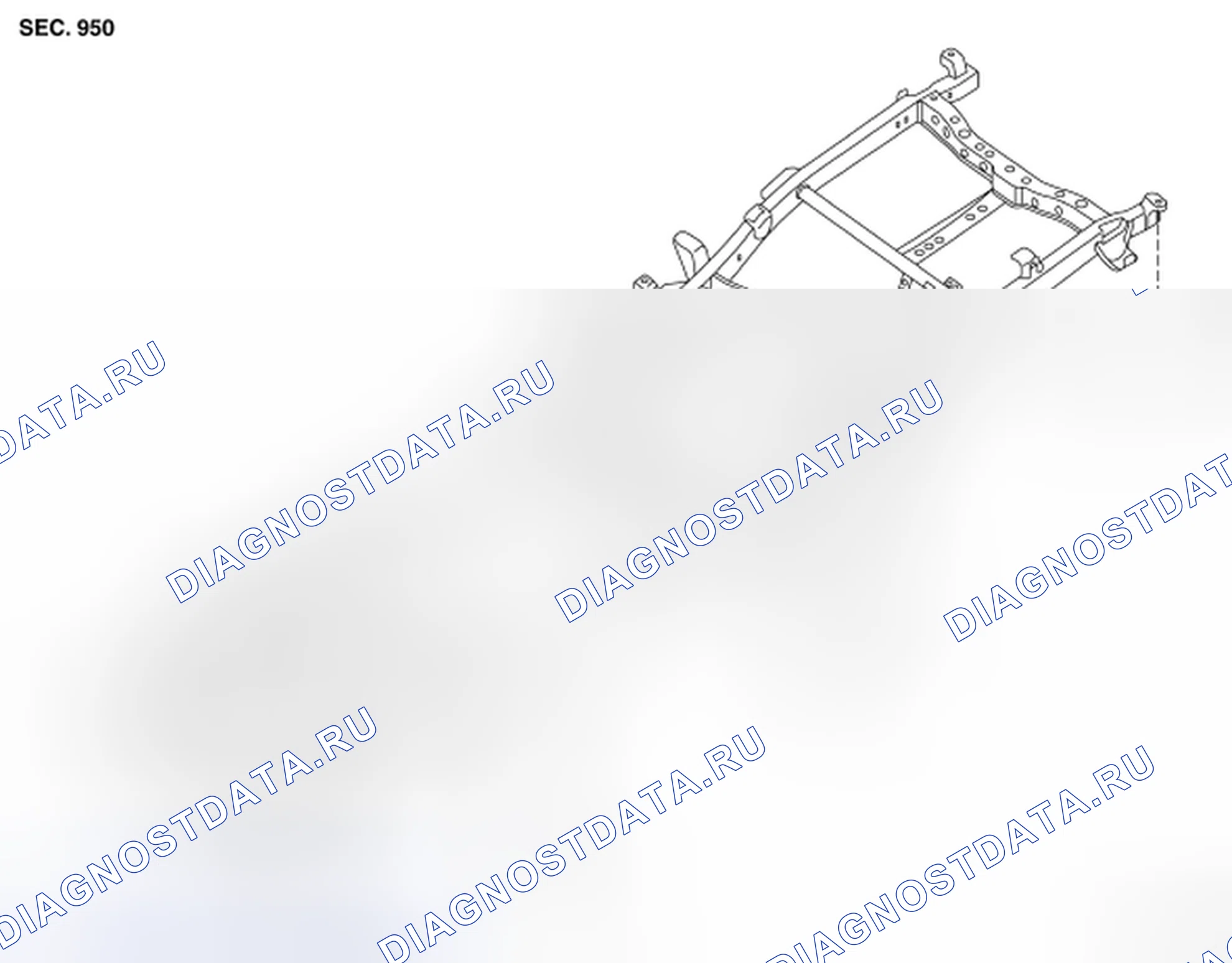 Рис. 47: Крепление кузова, кабина короля. Honda Today I