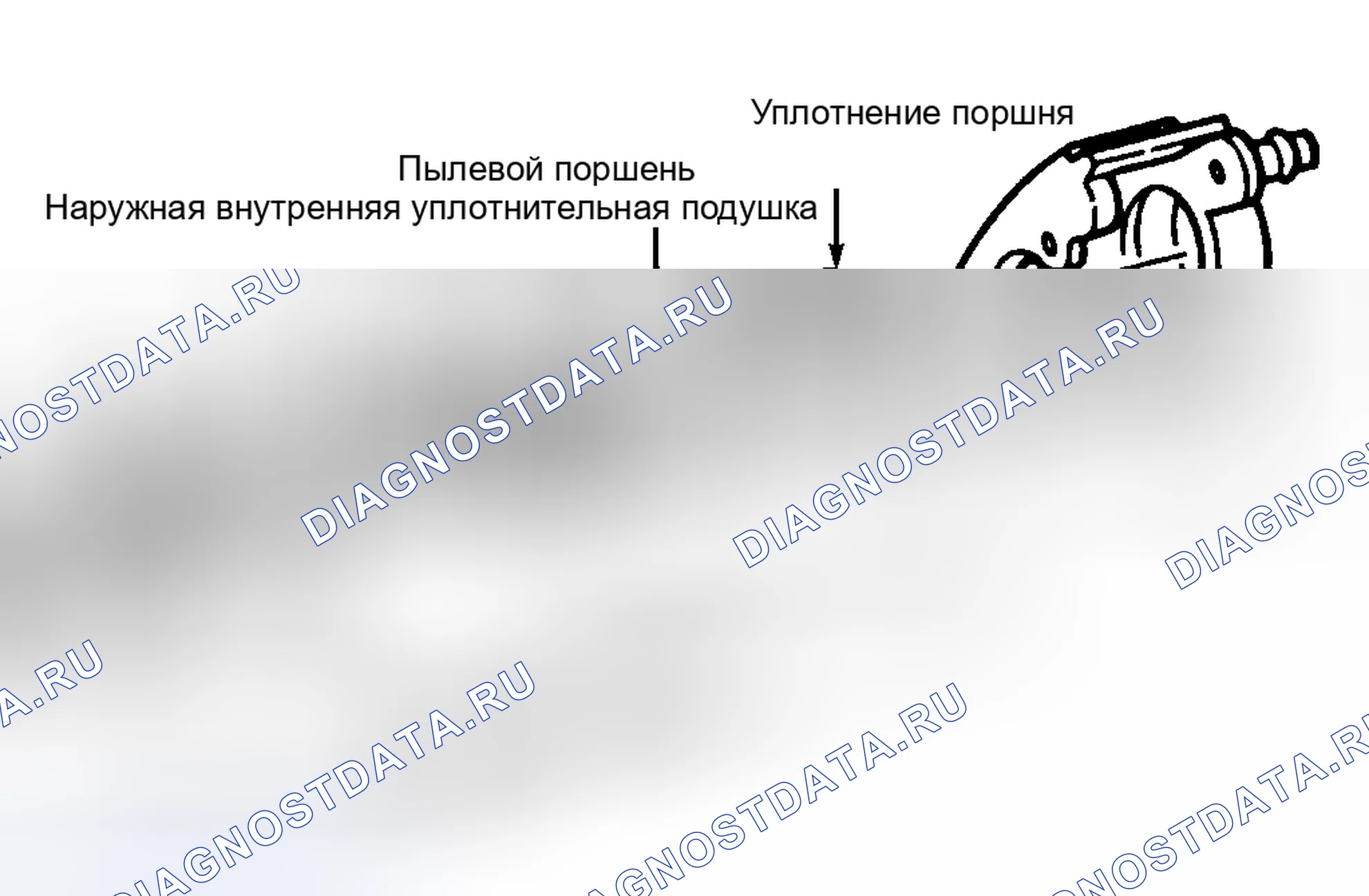 Рис. 4: КАПИТАЛЬНЫЙ РЕМОНТ механической и гидравлической части тормозного систем. Hyundai Santa Cruz I