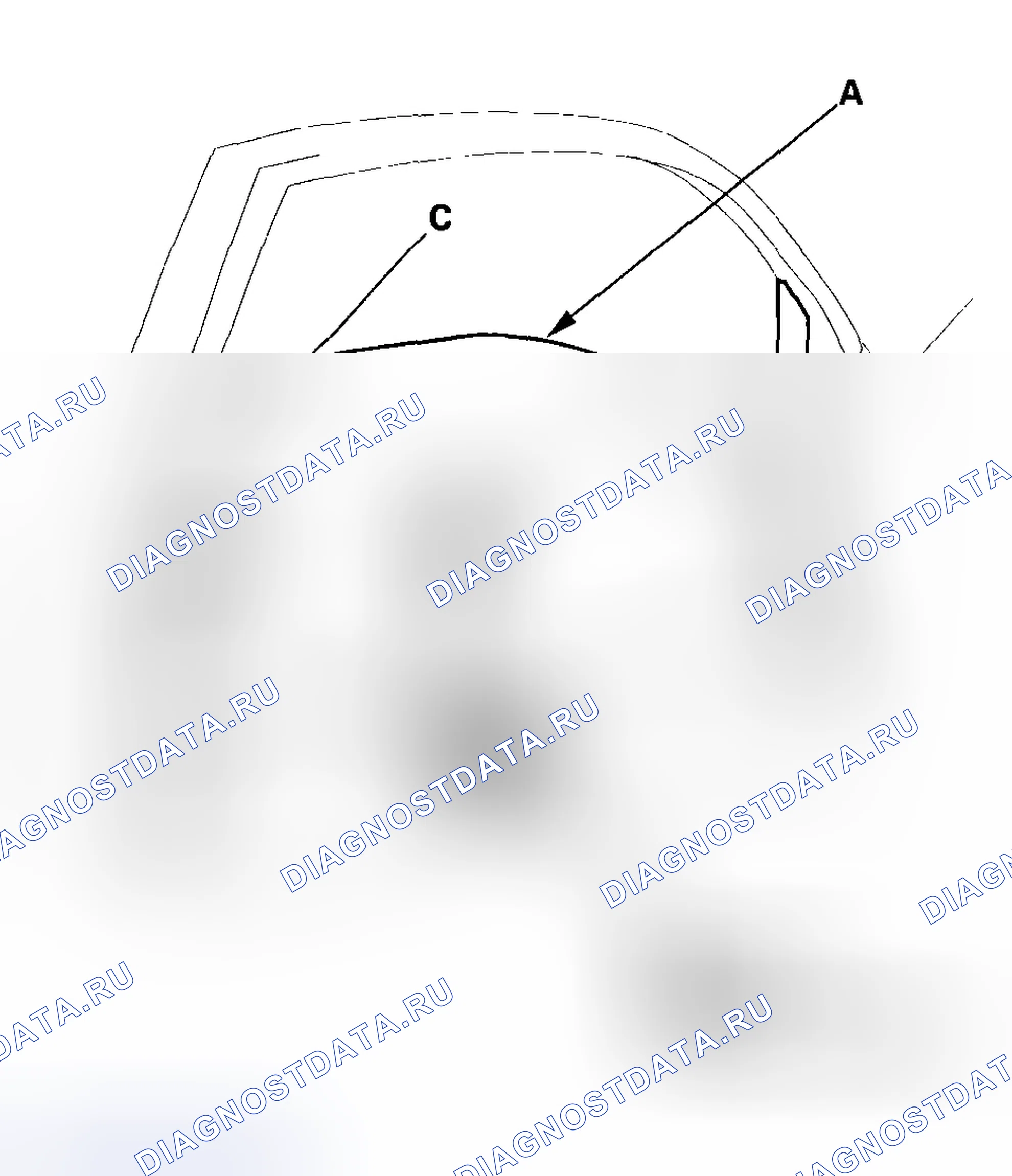 Рис. 3: Регулировка стекла двери. Honda Insight I