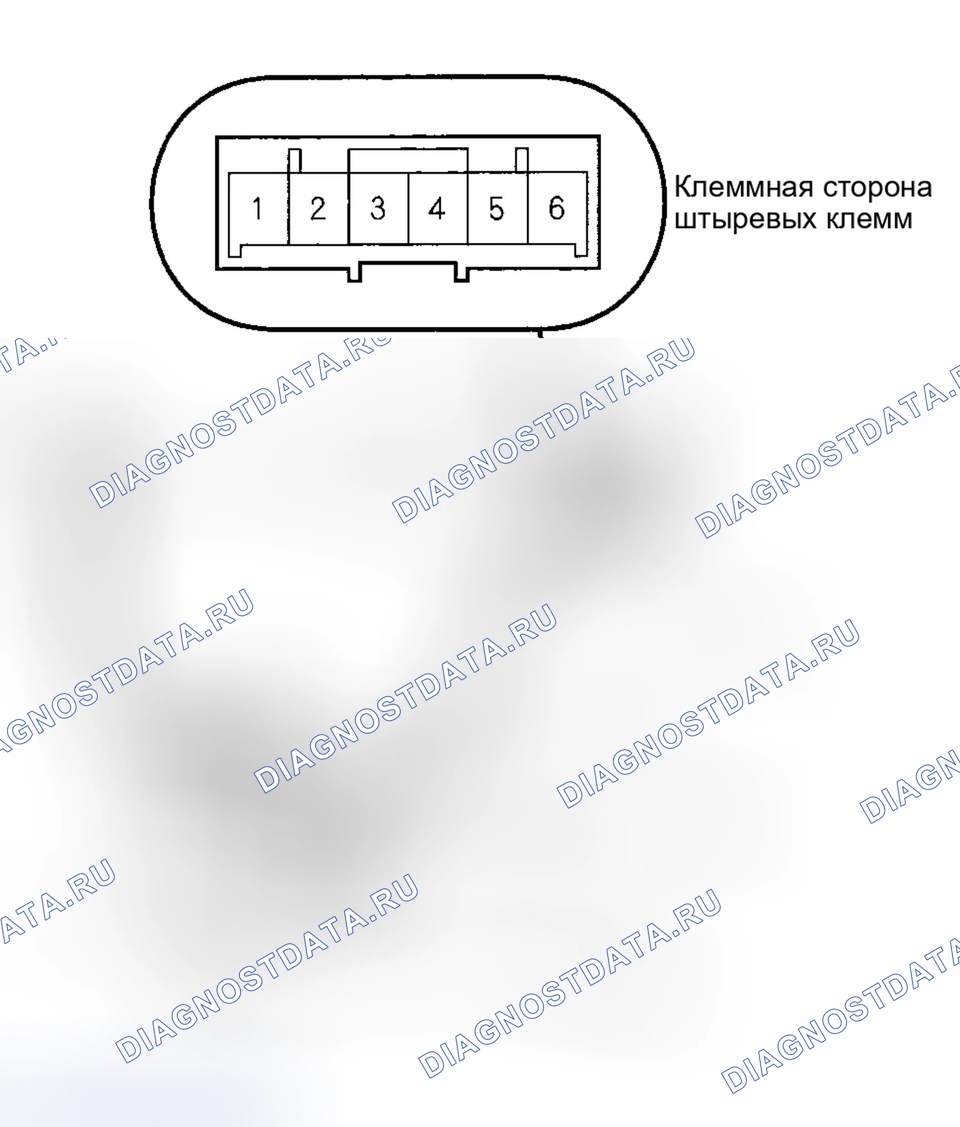 Рис. 391: Испытание замка двери багажника с силовым приводом / переключателя храповика. Honda Odyssey I