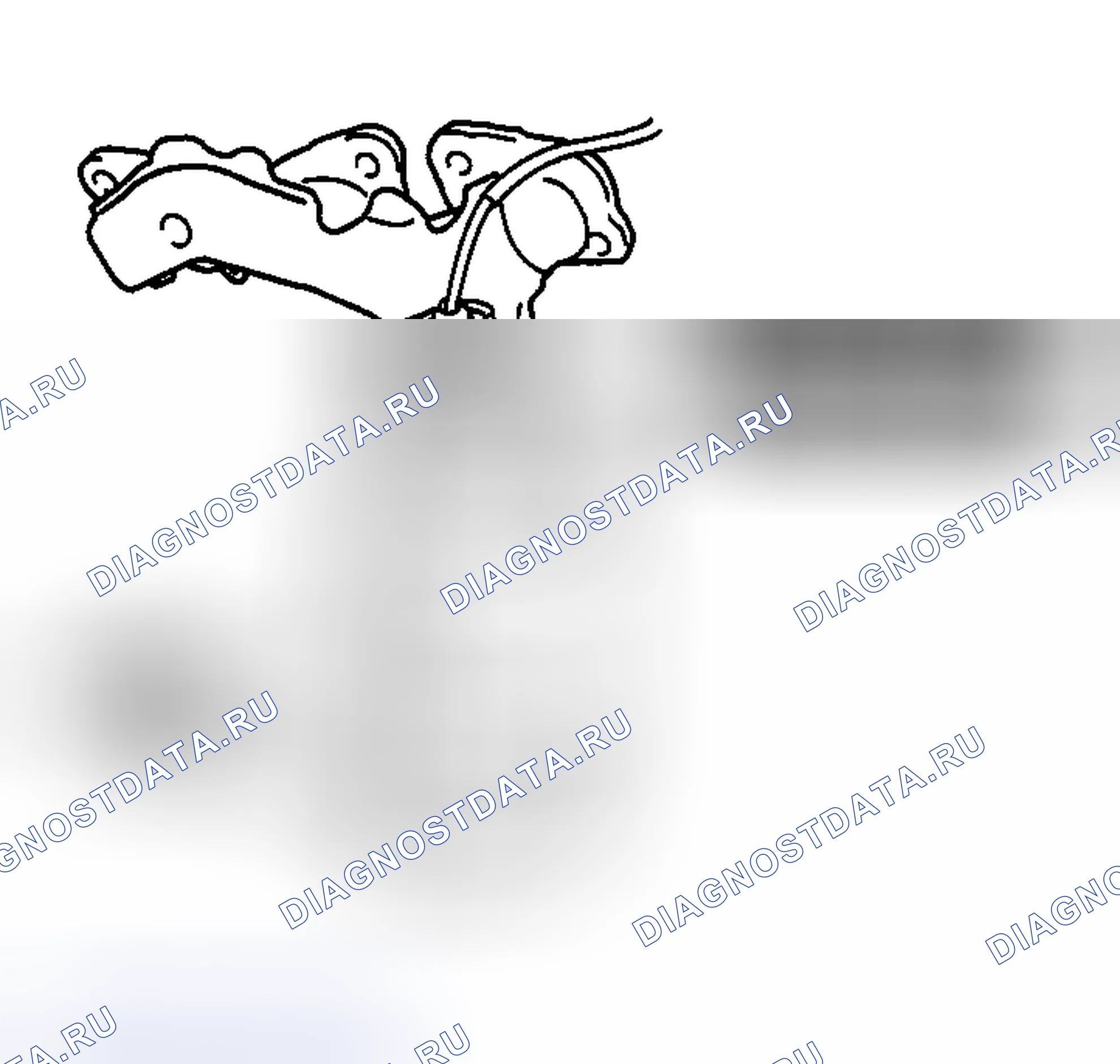 Рис. 9: Примечание по удалению H02S. Honda CR-V I рестайлинг