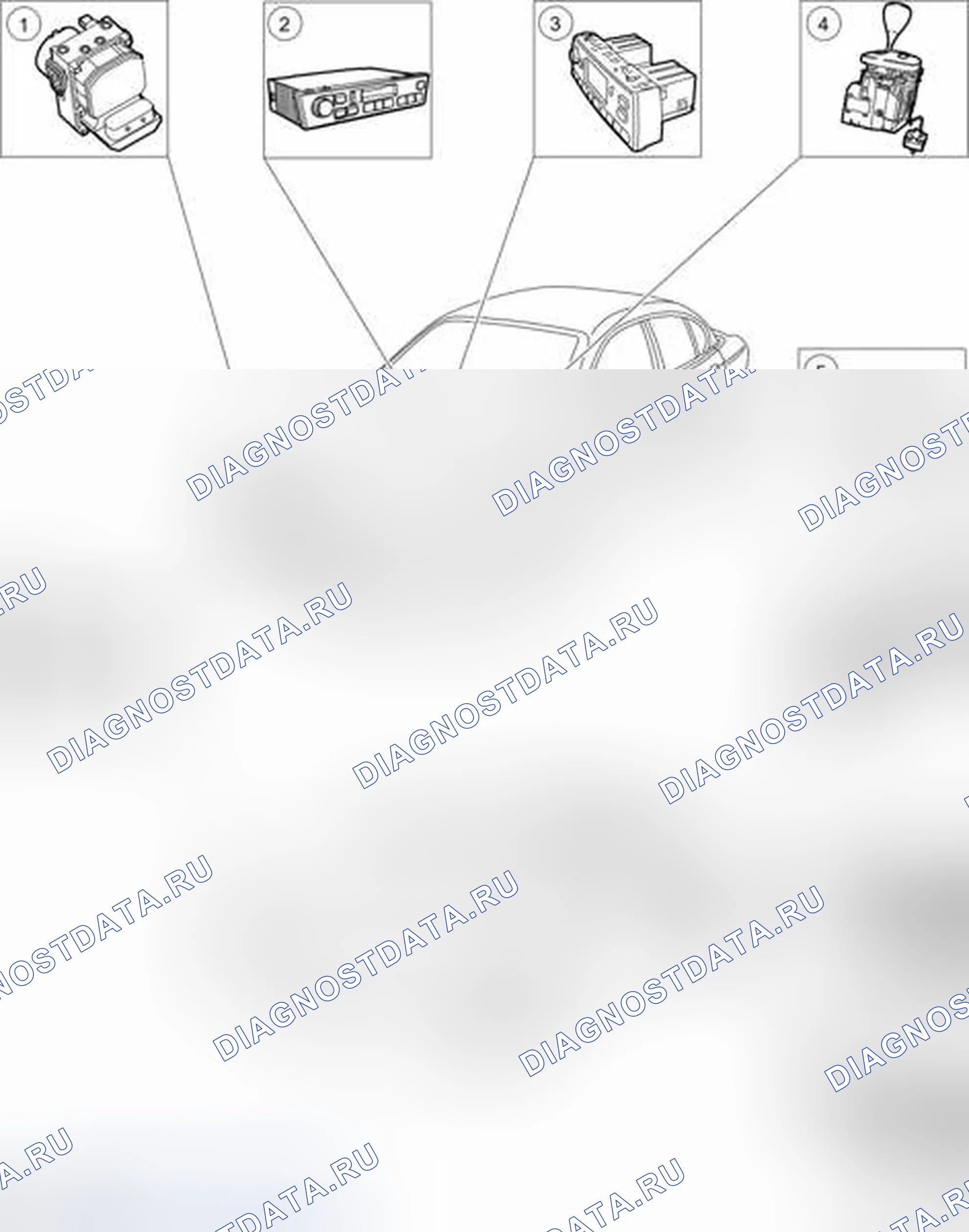 Рис. 1: Сеть связи. Описание и эксплуатация. Jaguar X-type I рестайлинг