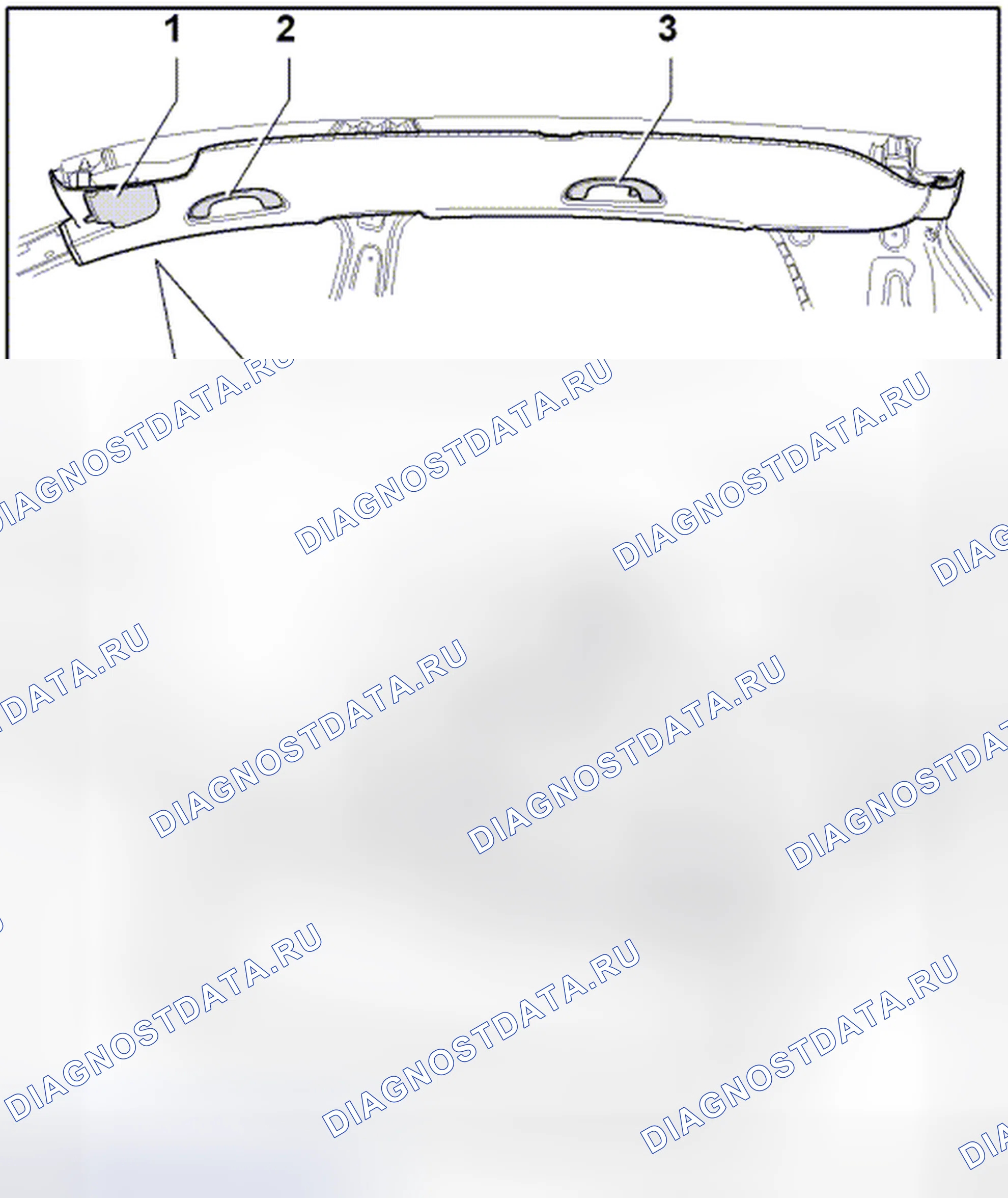 Рис. 48: РАМКА В ОБЛИЦОВКЕ. Volkswagen Golf Mk6