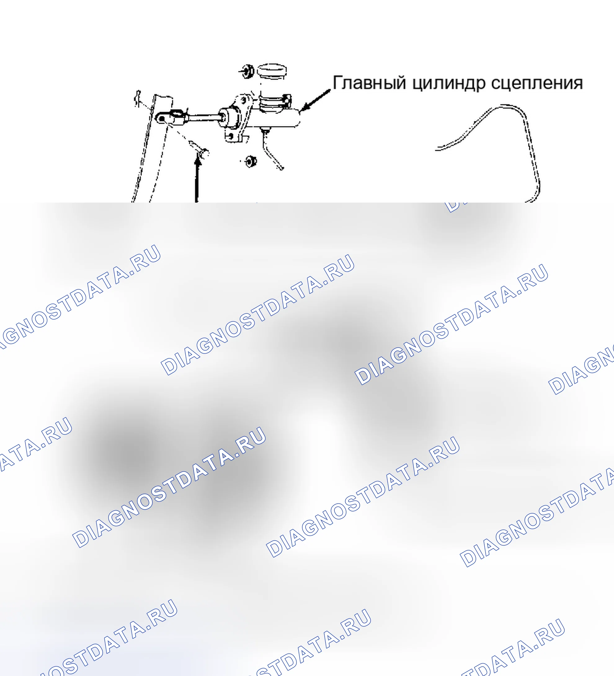 Рис. 1: ОПИСАНИЕ сцепления. Nissan Altima U13