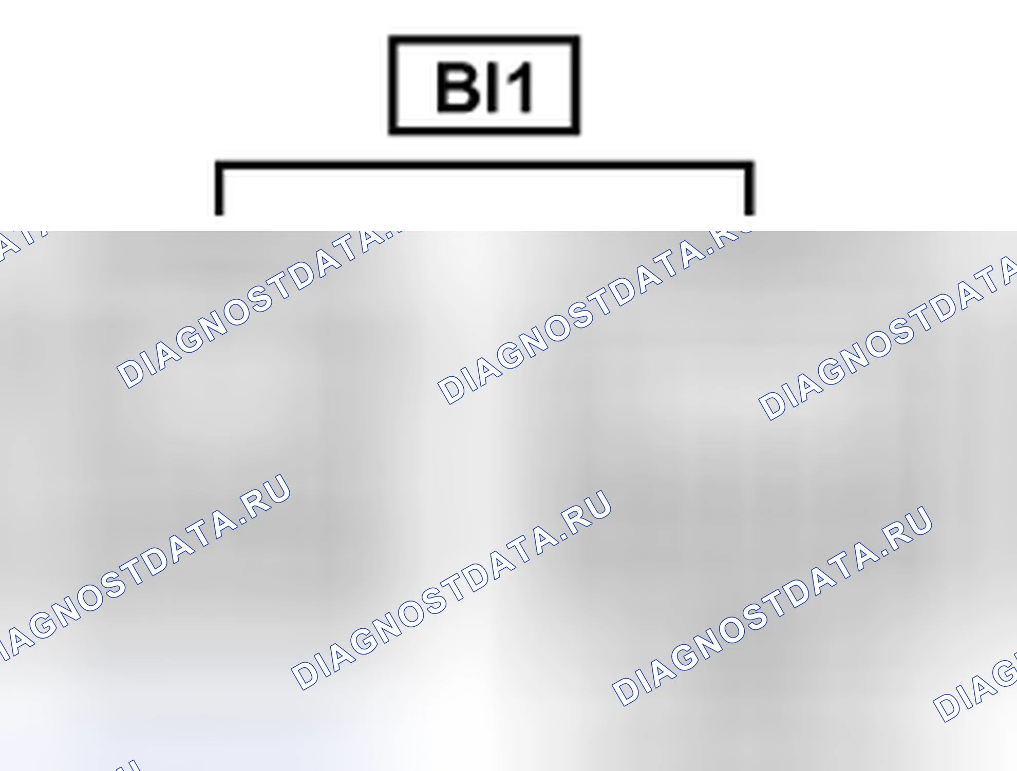 Рис. 874: Вид с торца линейного соединителя (BI1). Toyota Prius II рестайлинг